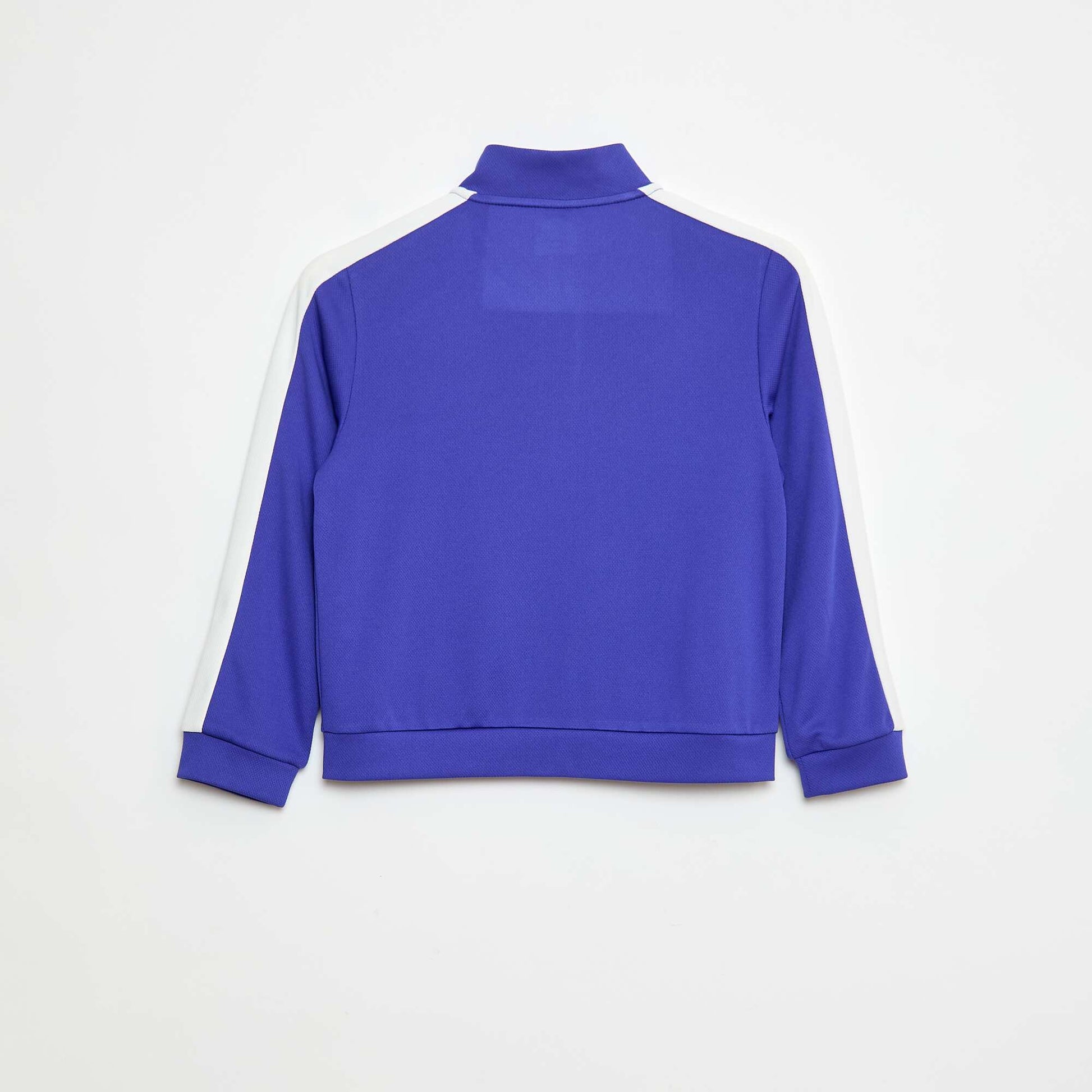 Sweat zippé col montant BLEU