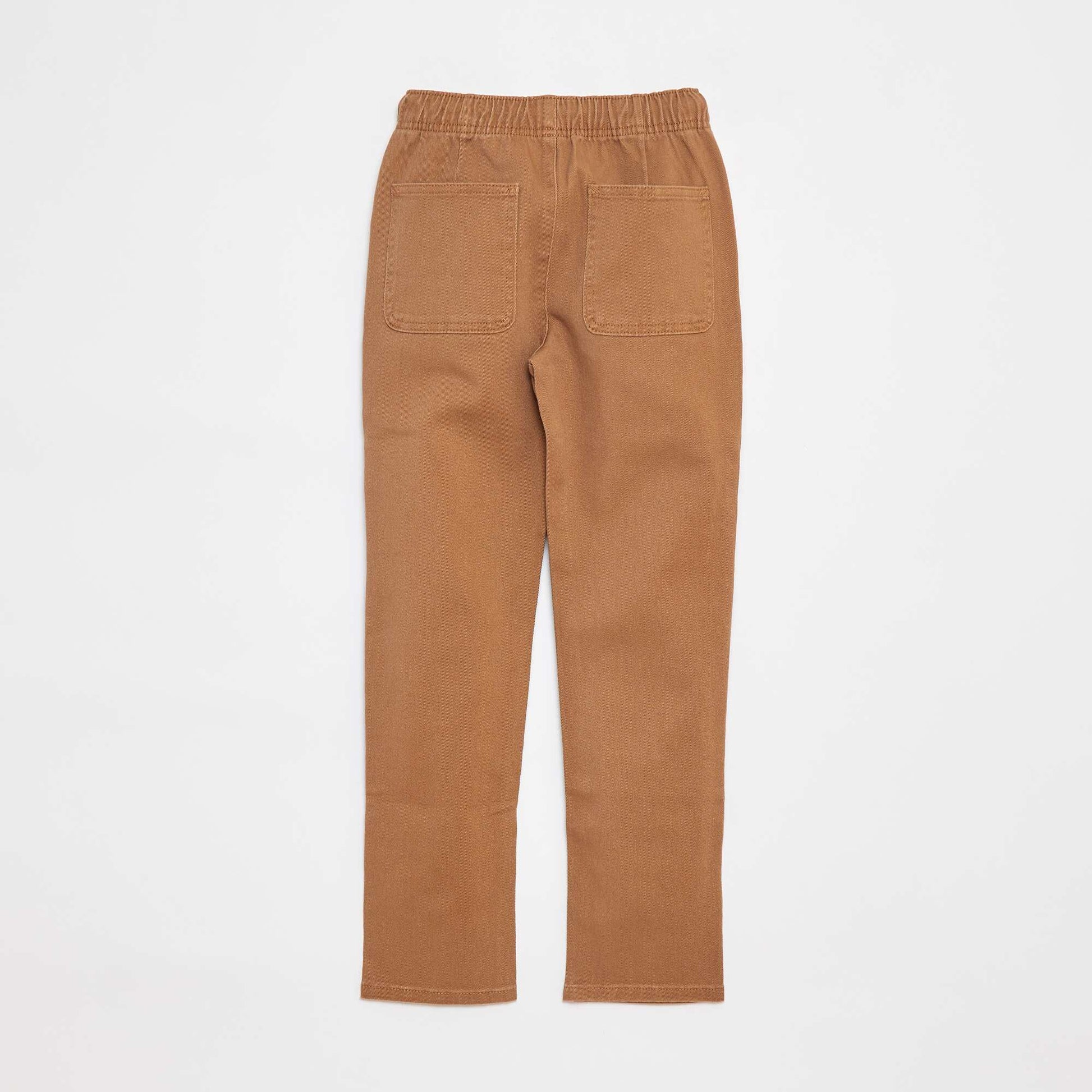 Pantalon slim avec taille ajustable BEIGE