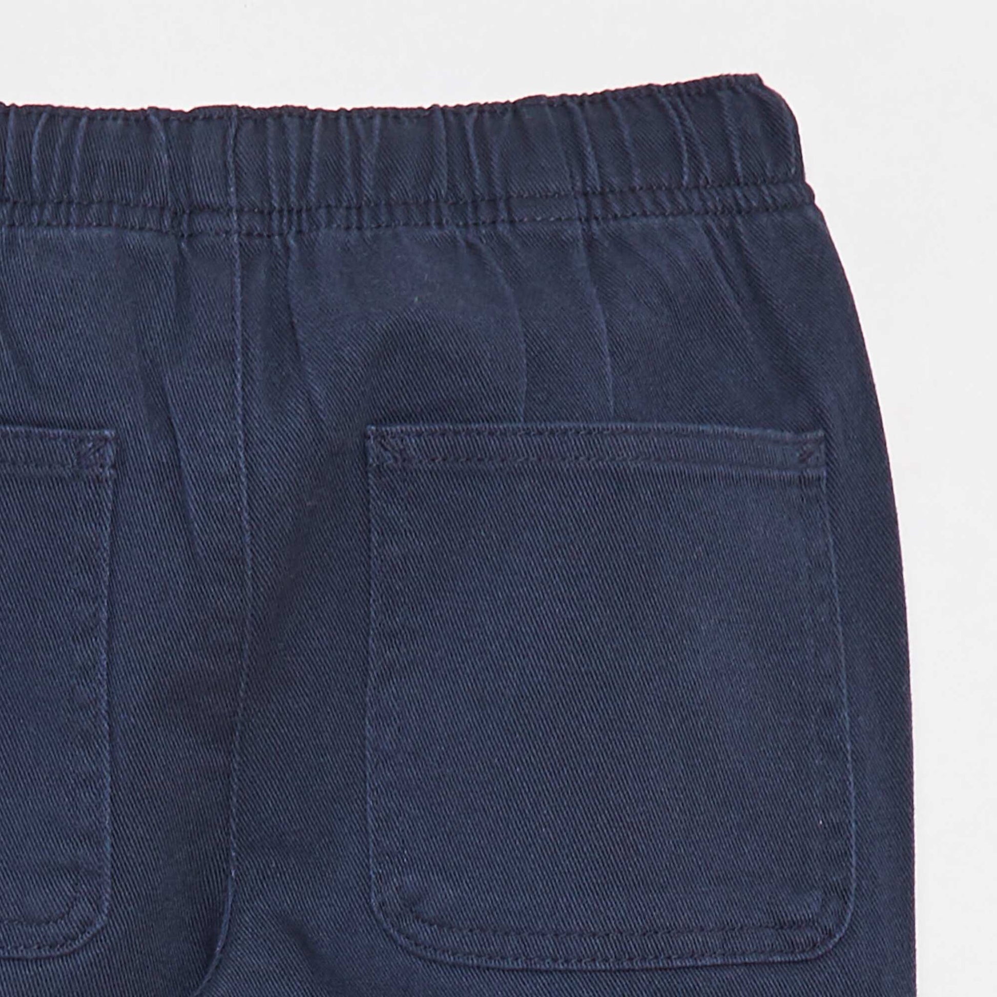 Pantalon slim avec taille ajustable BLEU