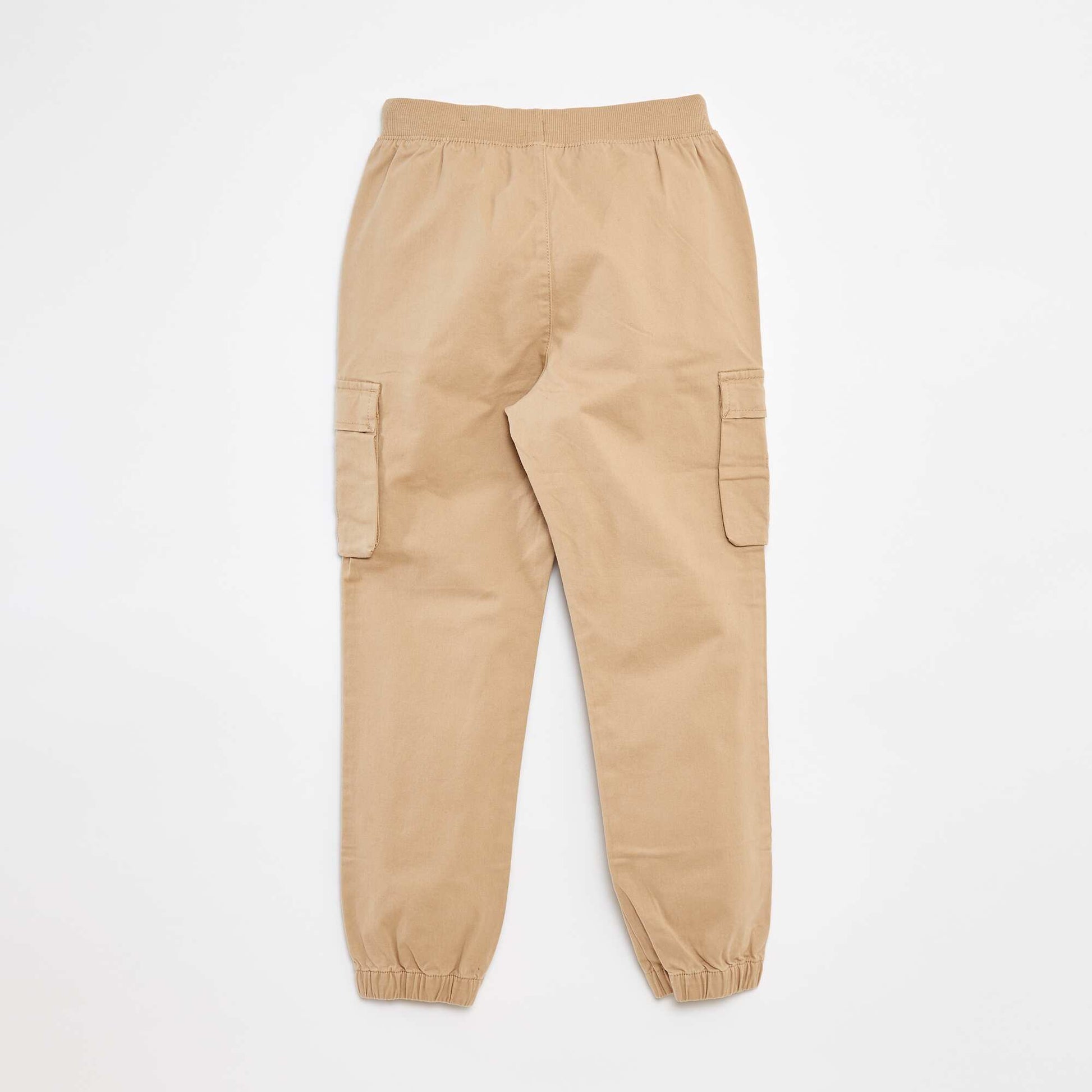 Pantalon avec poches et taille ajustable BEIGE