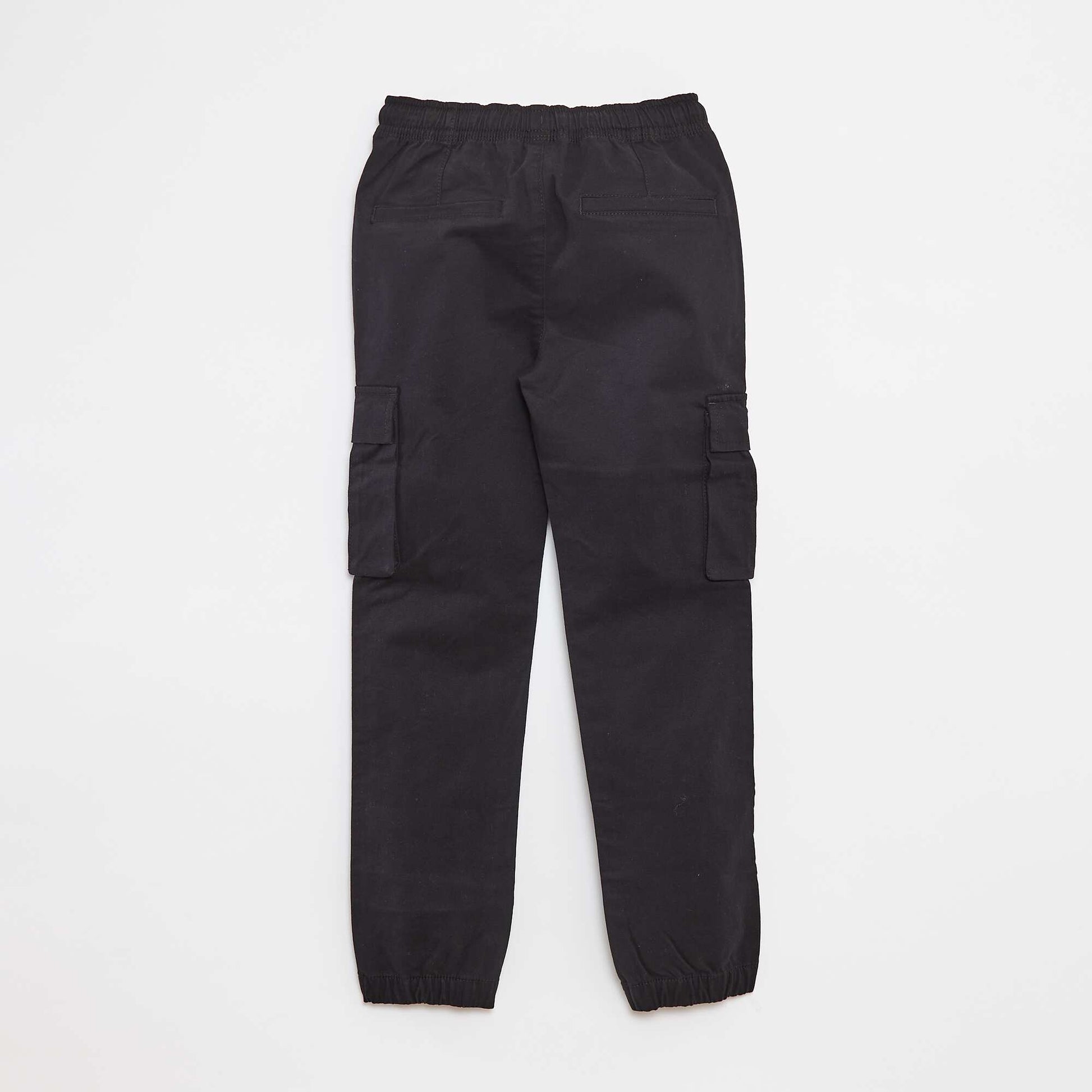 Pantalon avec poches et taille ajustable NOIR