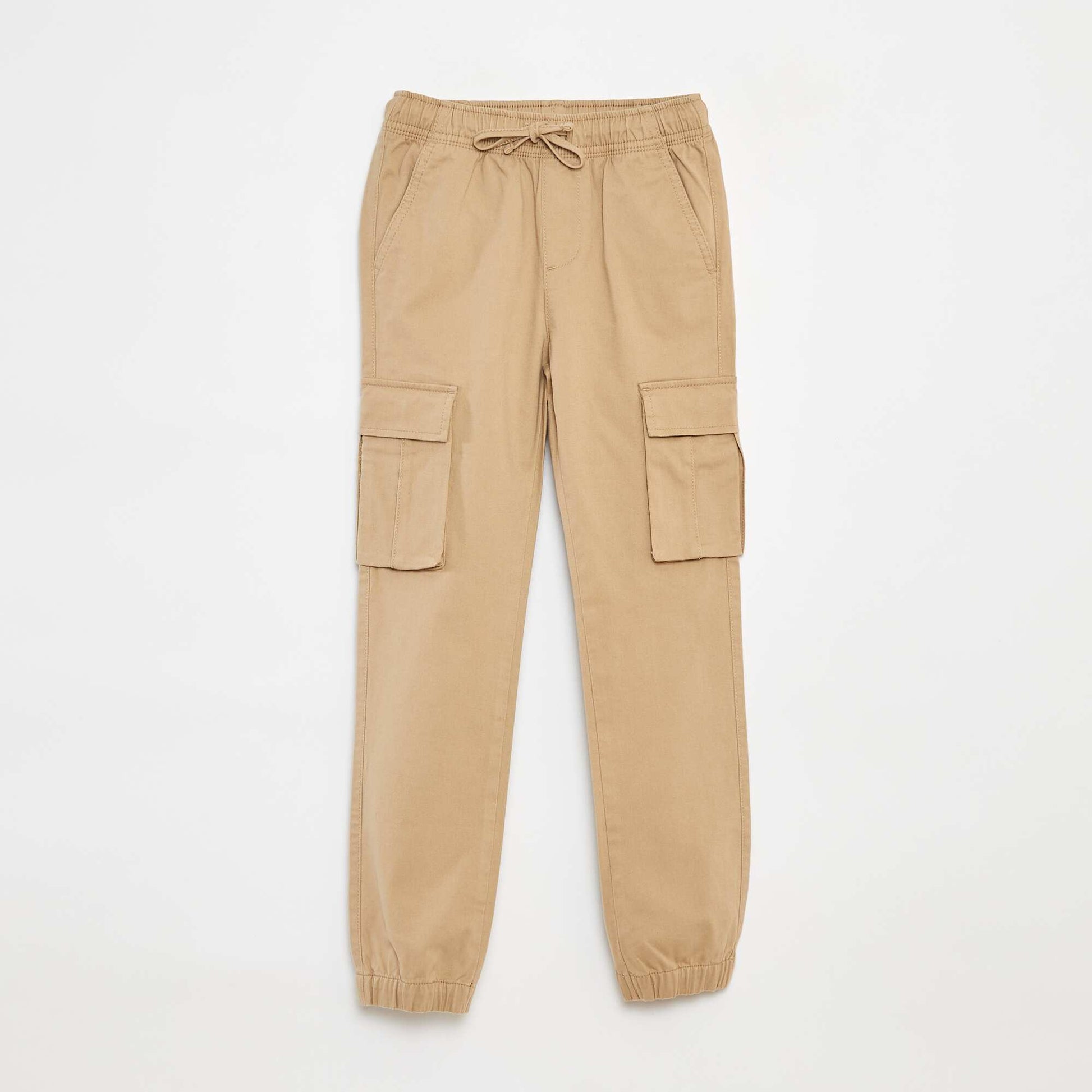 Pantalon avec poches et taille ajustable BEIGE