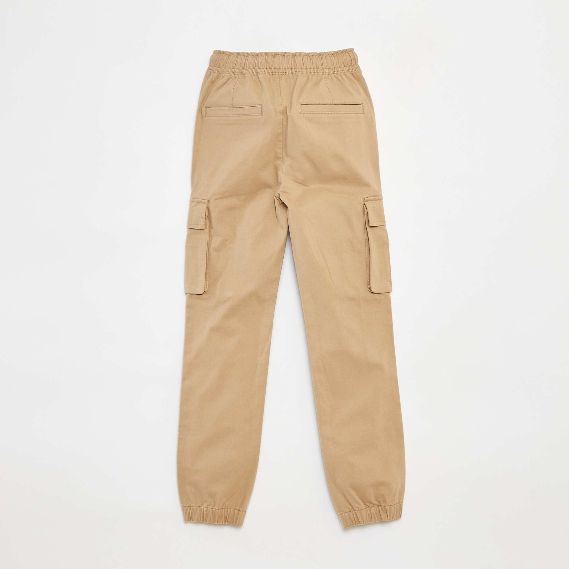 Pantalon avec poches et taille ajustable BEIGE