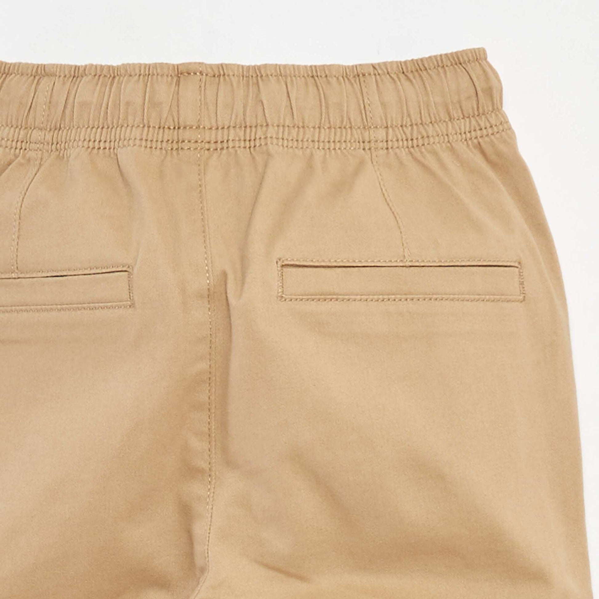 Pantalon avec poches et taille ajustable BEIGE