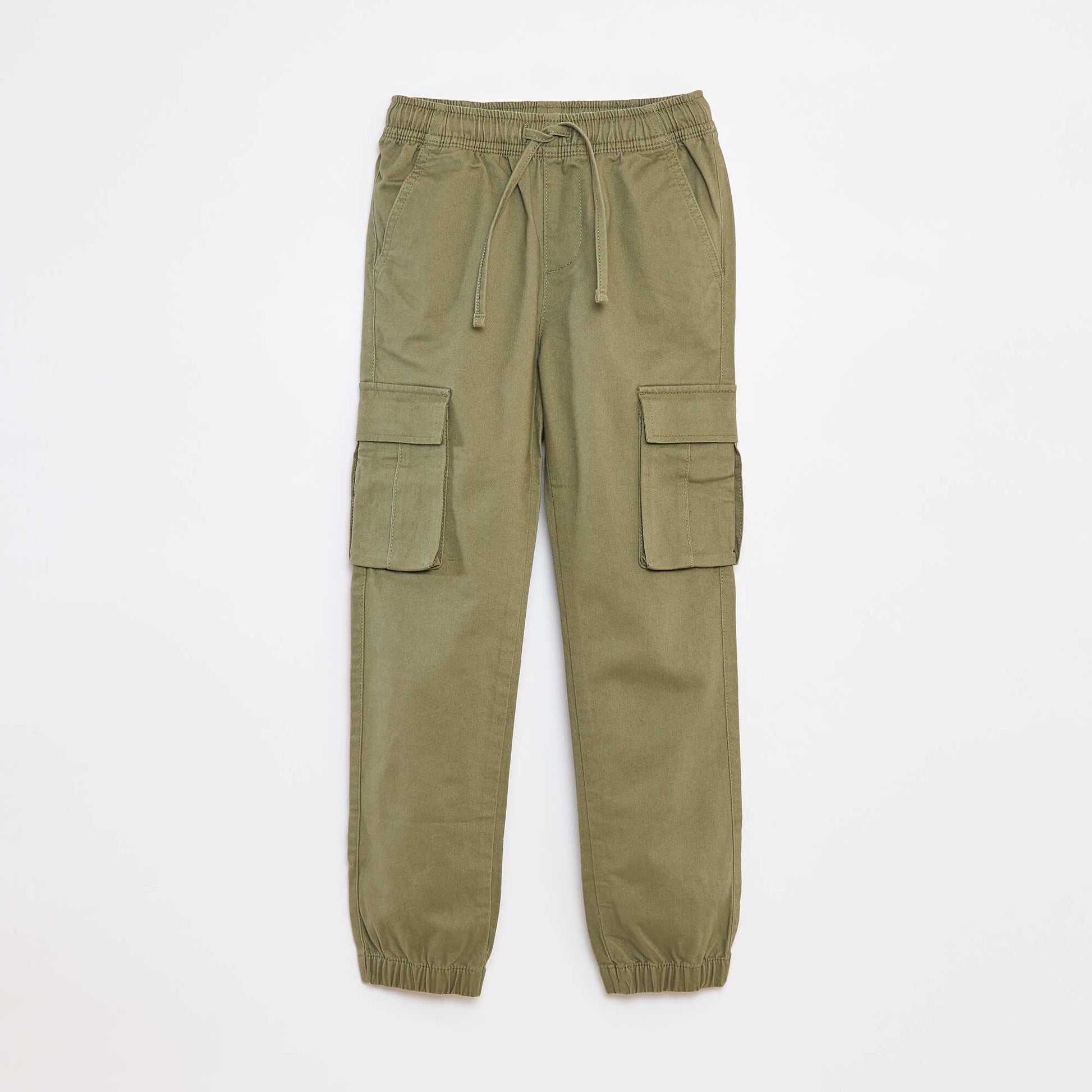 Pantalon avec poches et taille ajustable VERT
