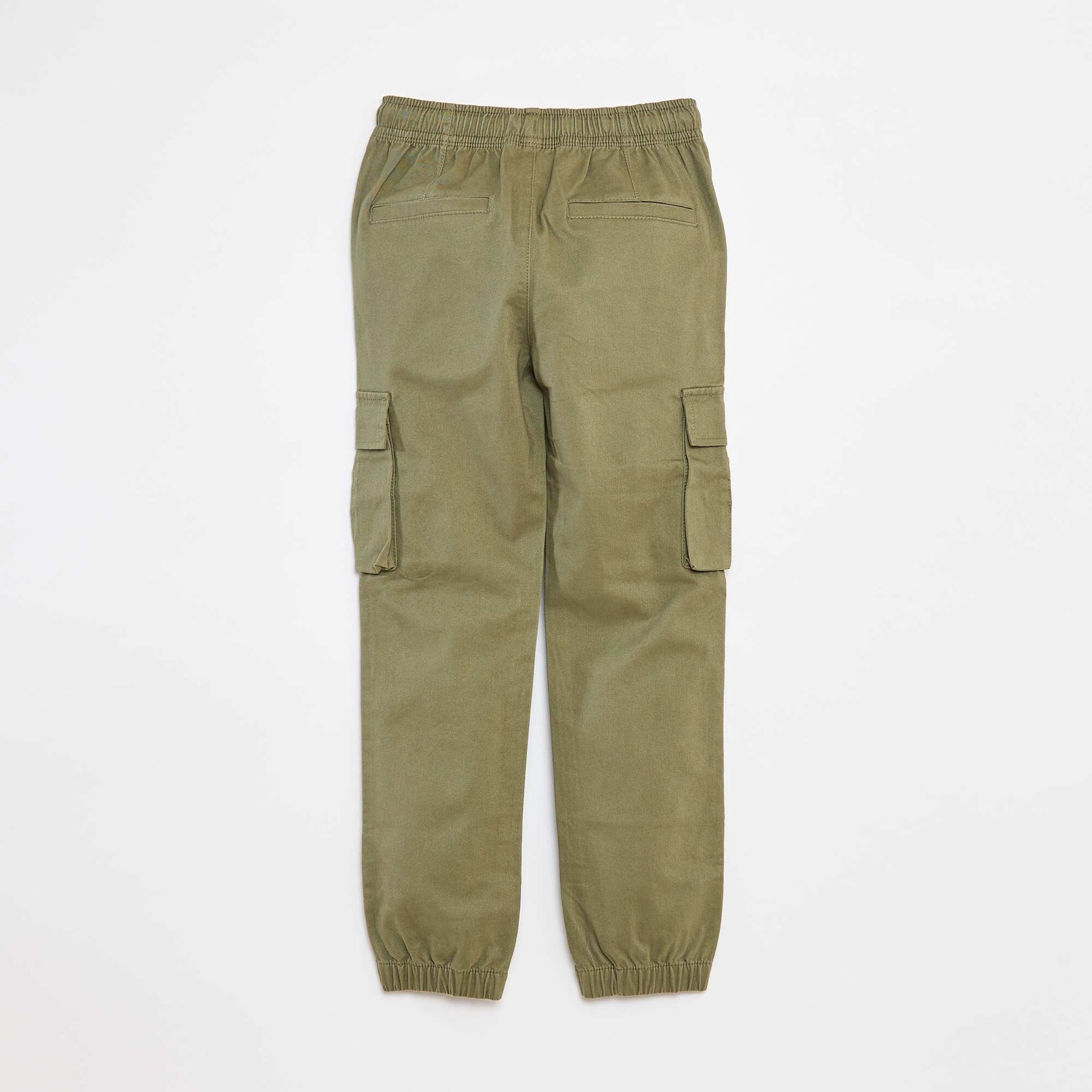 Pantalon avec poches et taille ajustable VERT