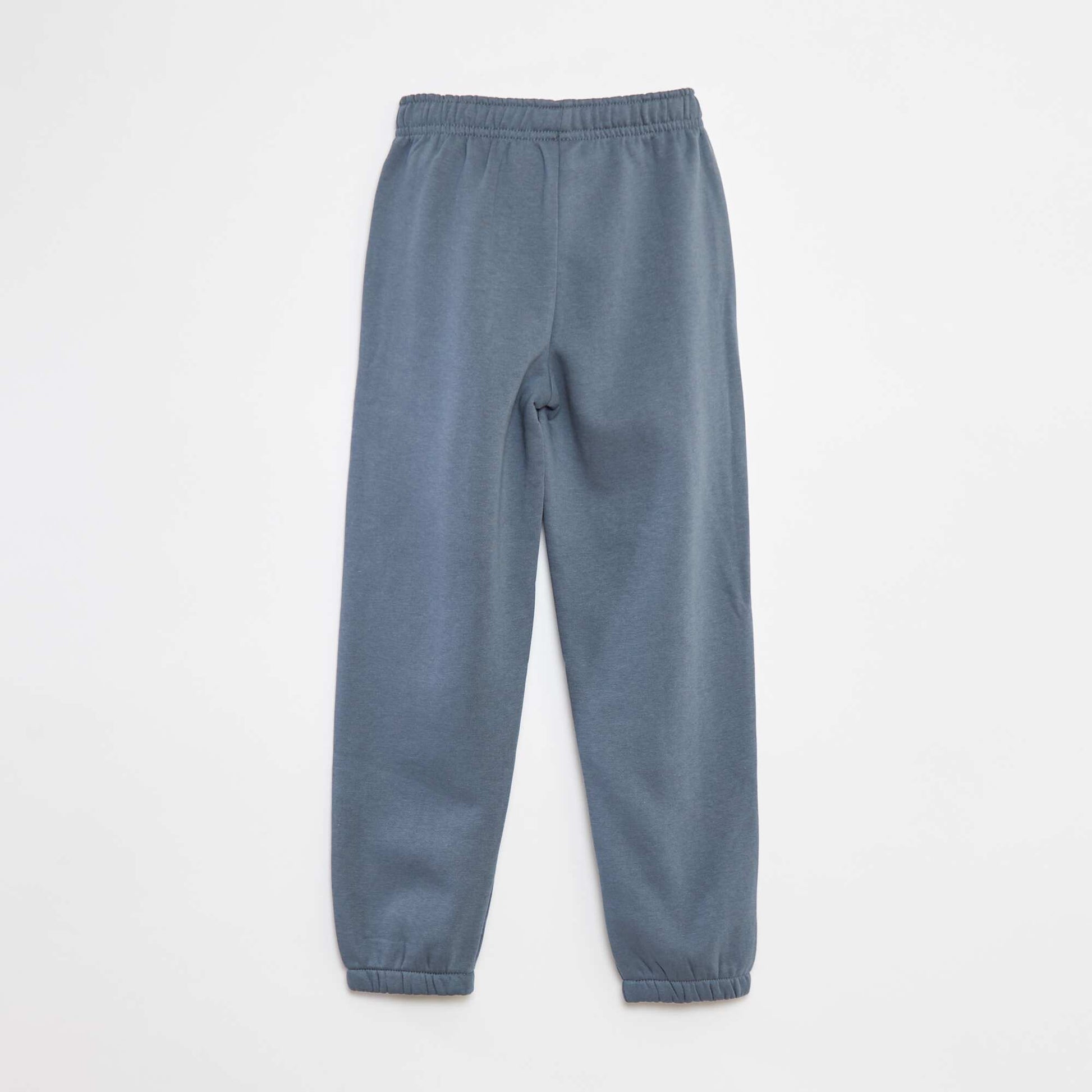 Lot 2 pantalons joggings en molleton BEIGE/BLEU