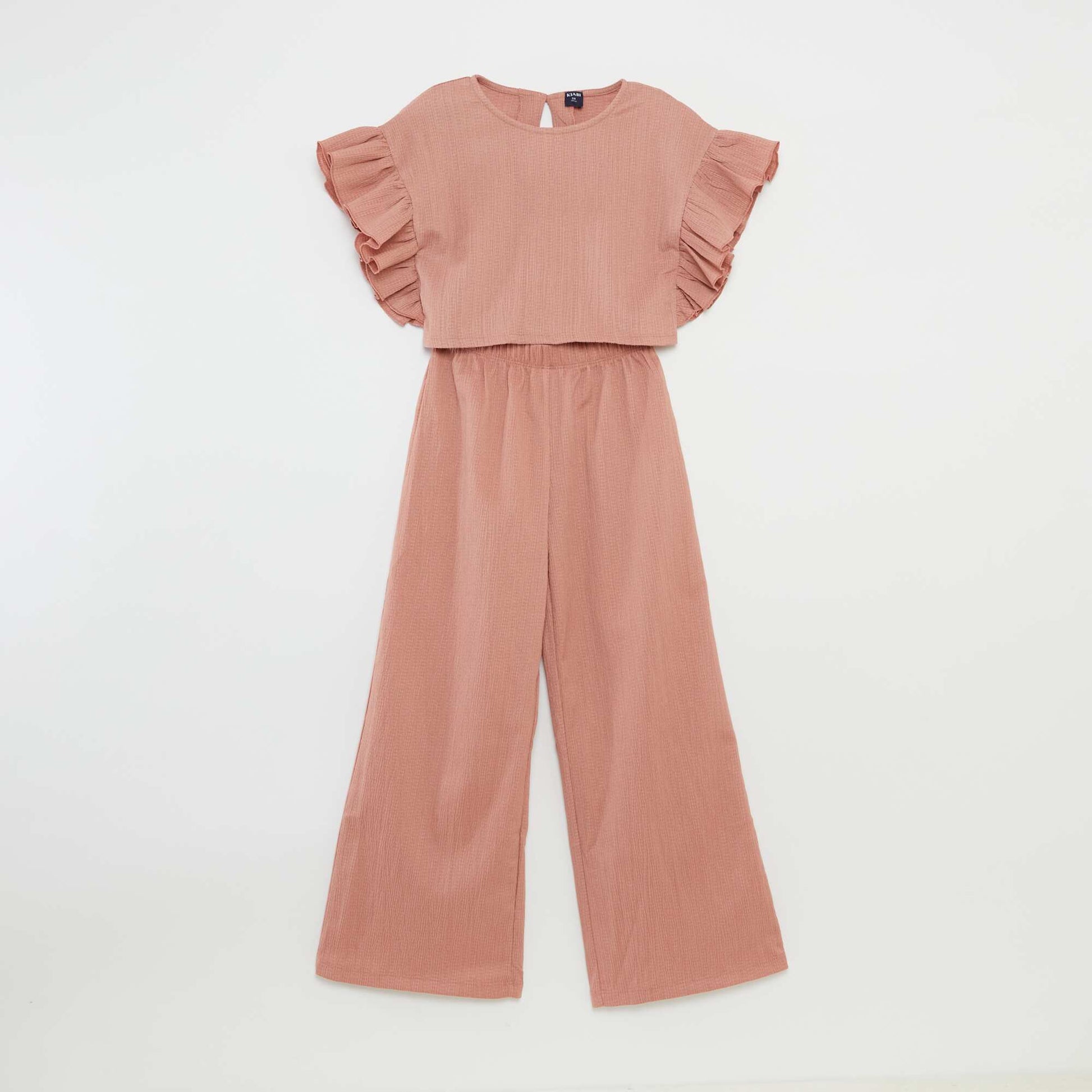 Ensemble t-shirt + pantalon fluides - 2 pièces ROSE