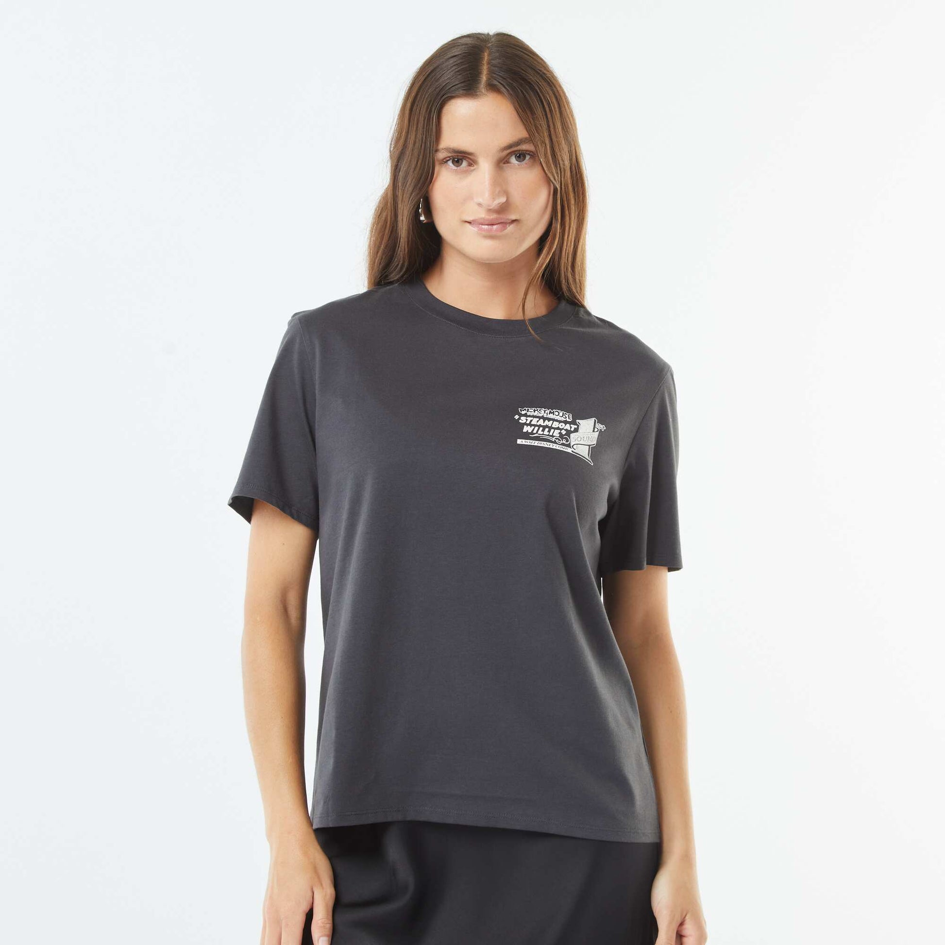 T-shirt à manches courtes 'Mickey' 'Disney' NOIR
