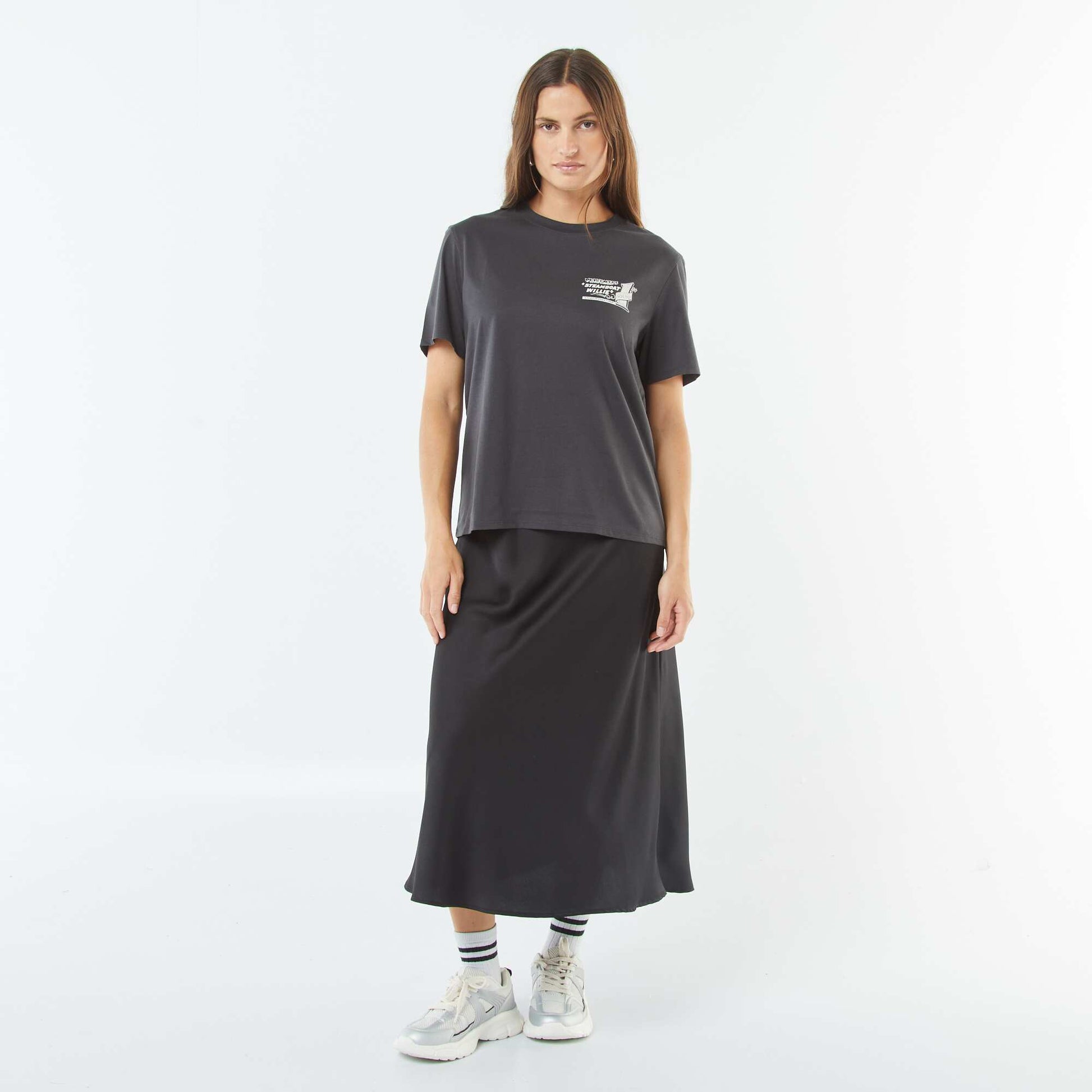 T-shirt à manches courtes 'Mickey' 'Disney' NOIR