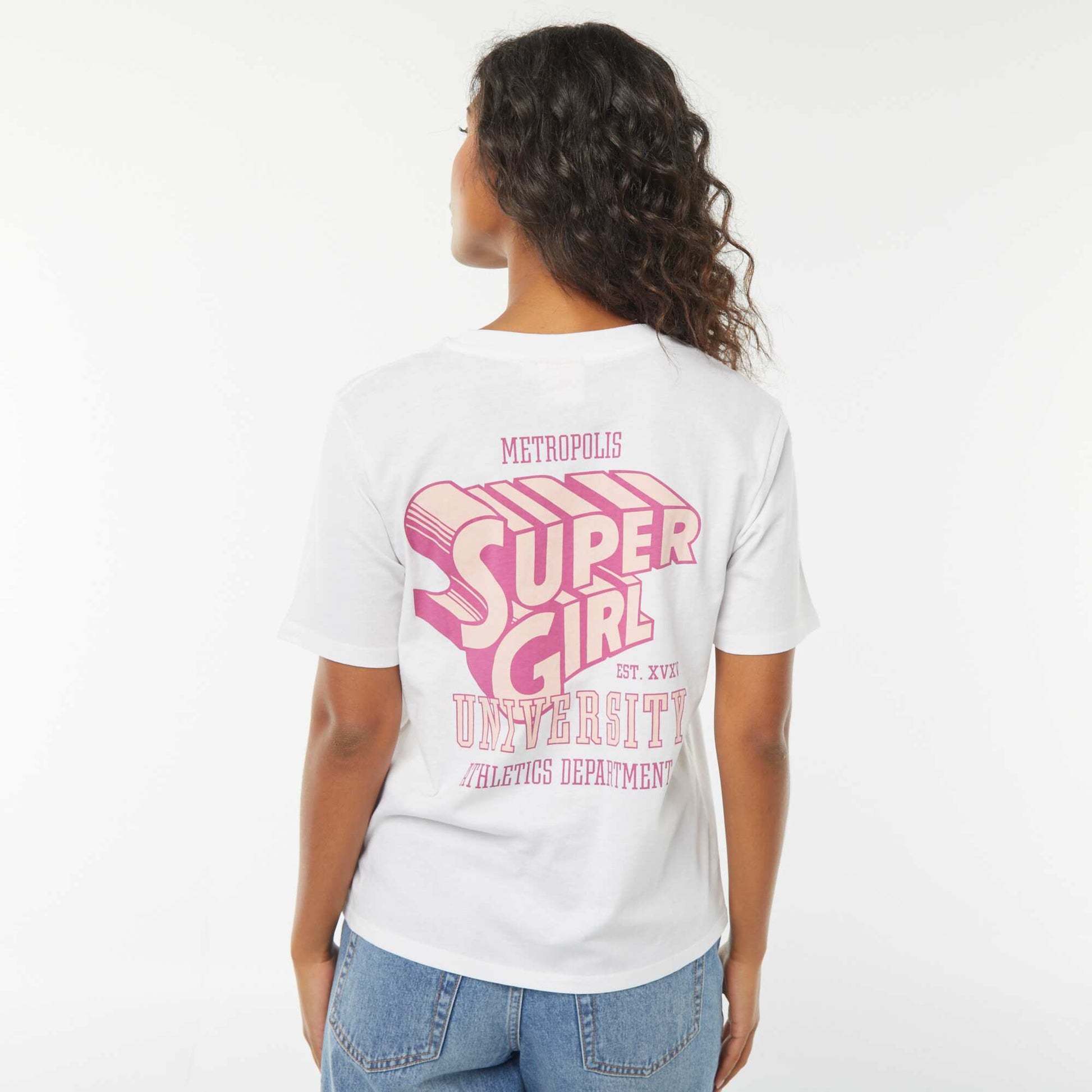 T-shirt à manches courtes 'Superman' BLANC