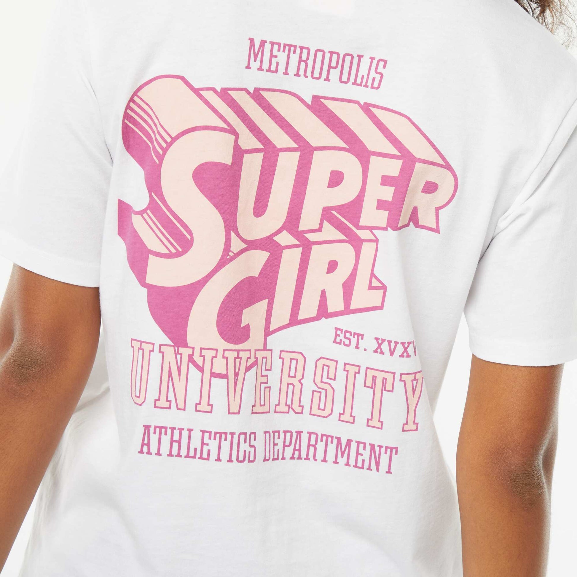 T-shirt à manches courtes 'Superman' BLANC