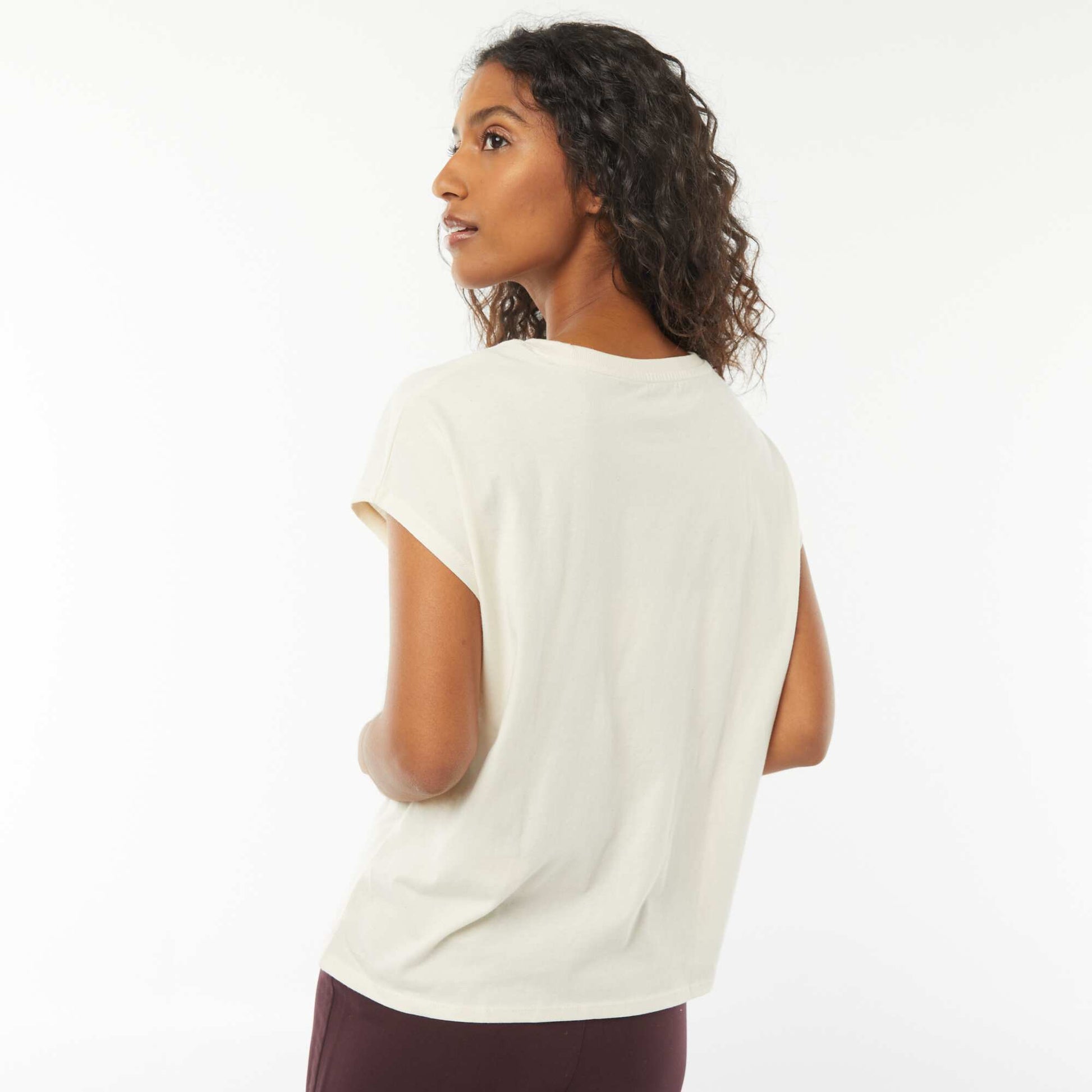 T-shirt sans manches 'Mickey' 'Disney' BLANC