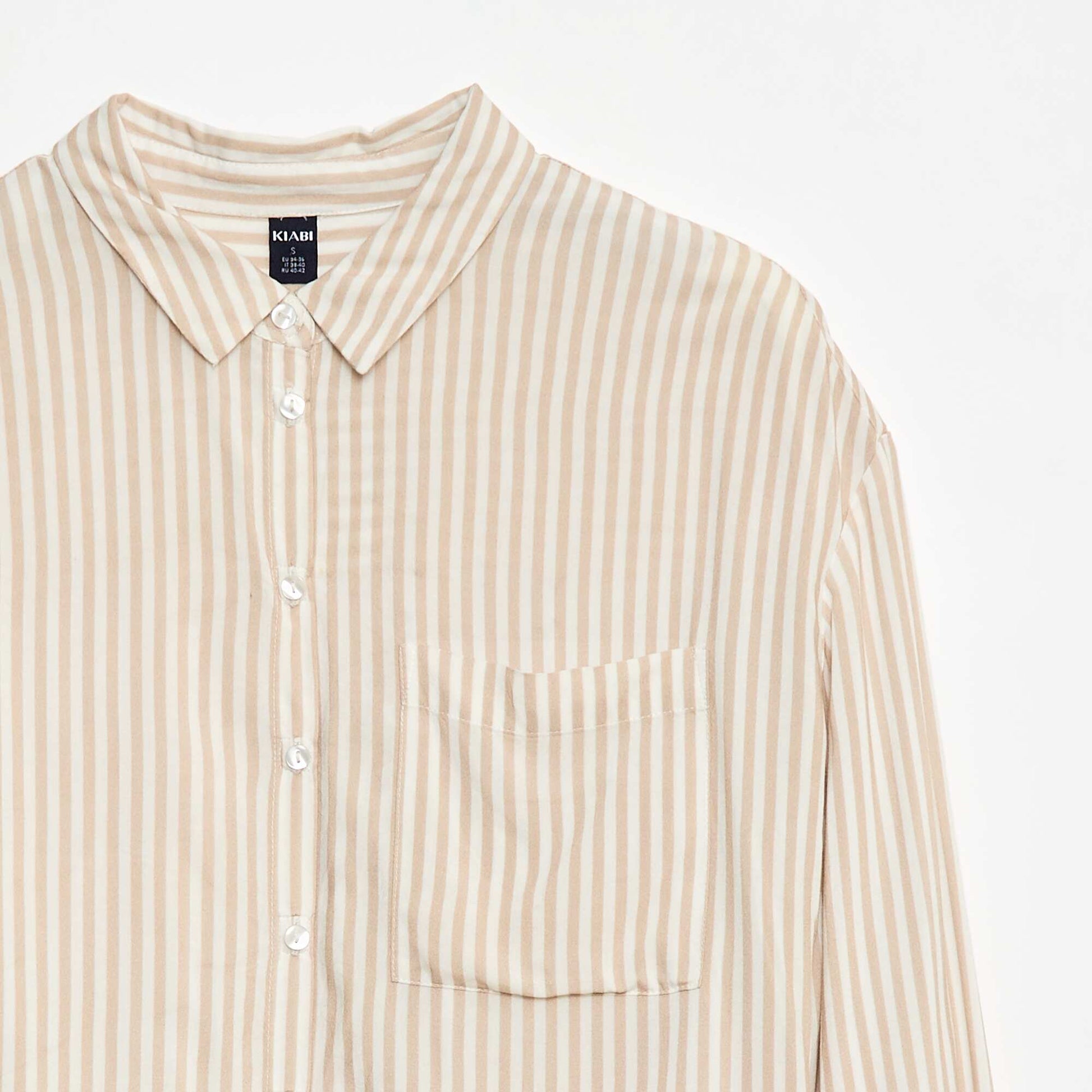 Chemisier rayé - So Easy BEIGE