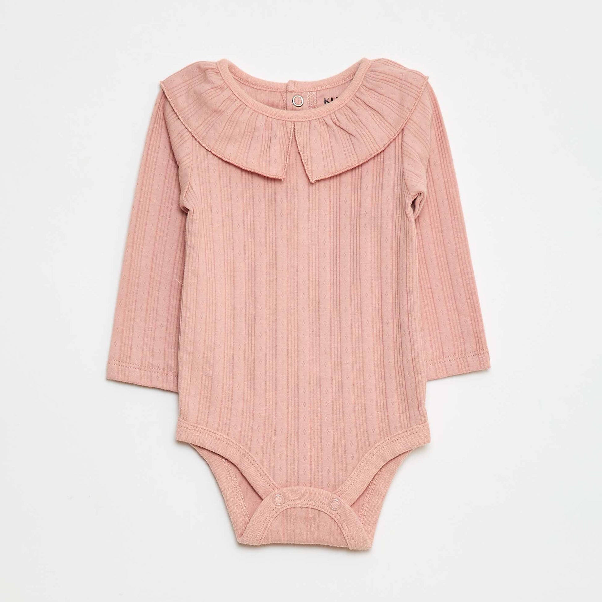 Lot de 2 bodies en maille pointelle BLANC