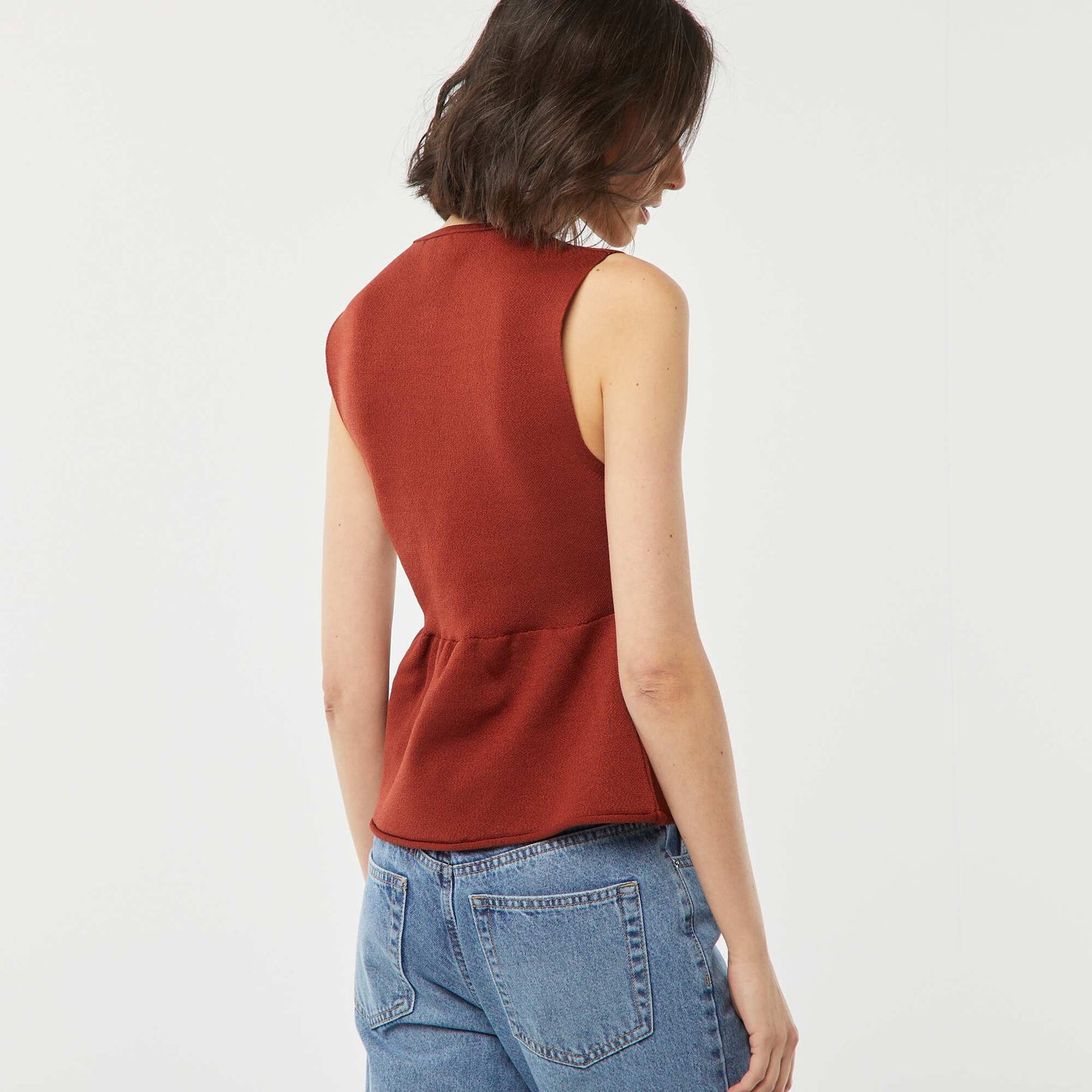 Gilet sans manches ROUGE