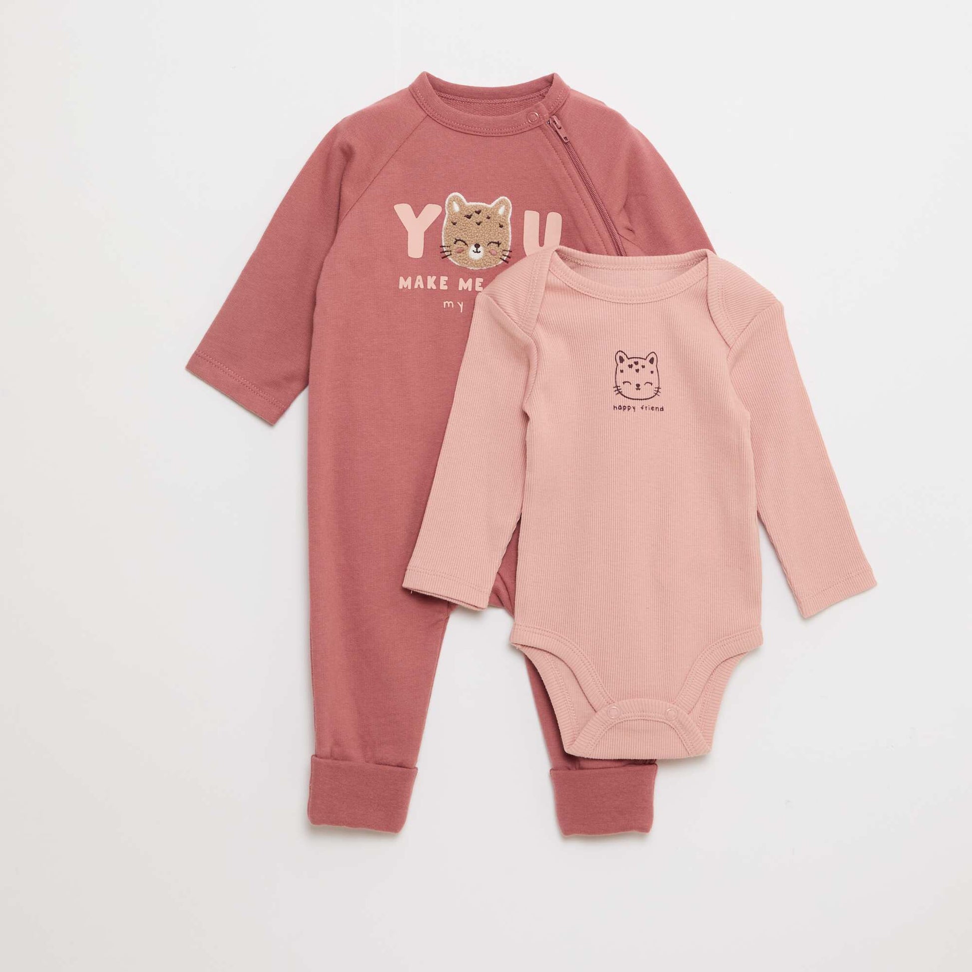 Ensemble chaud dors-bien & bodie ROSE