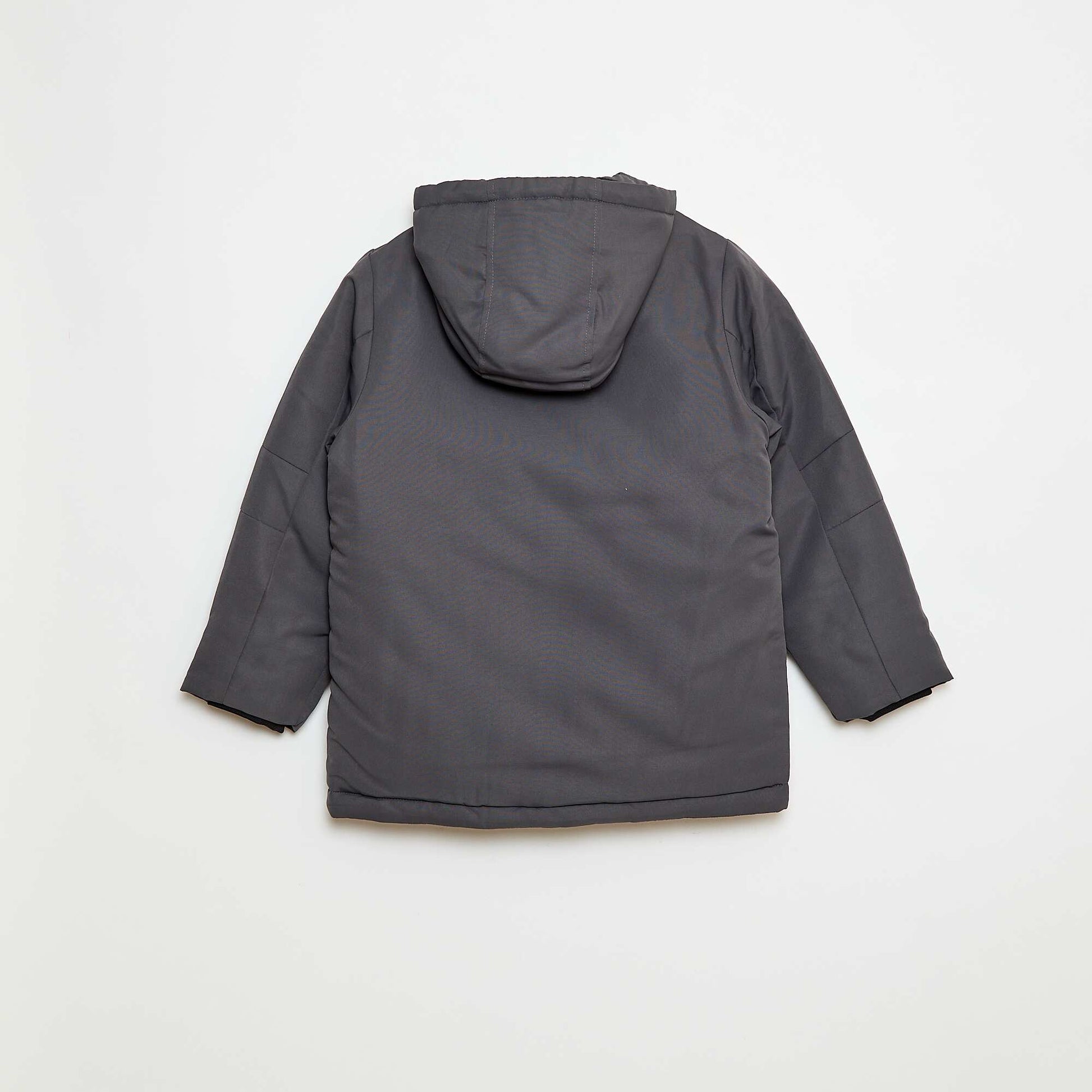 Parka à capuche déperlante GRIS