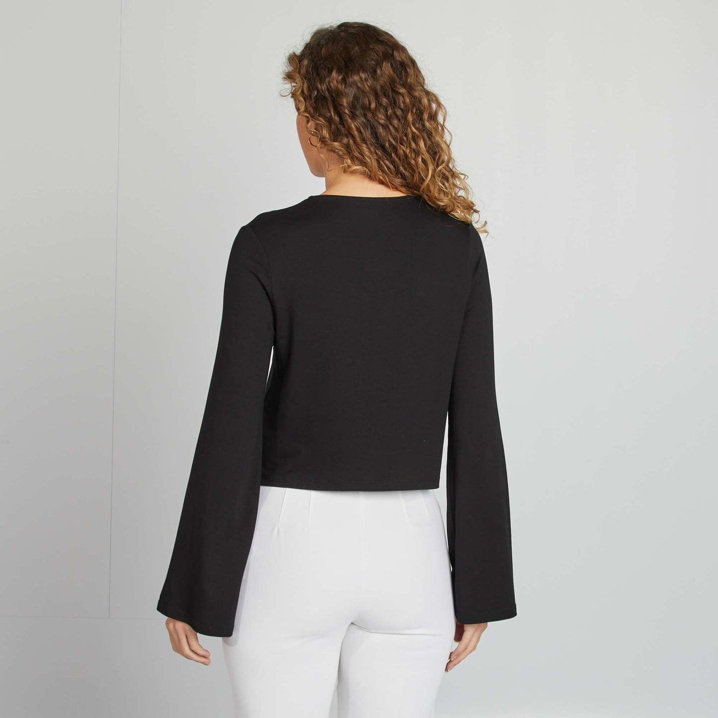 T-shirt à nouer NOIR