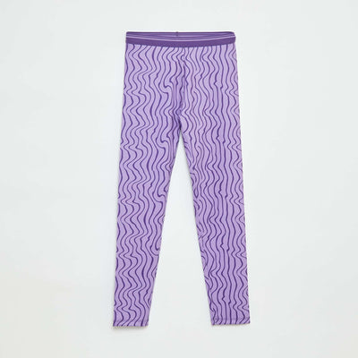 Legging de sport en matière stretch VIOLET