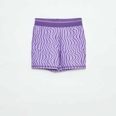Short cyclistes de sport VIOLET