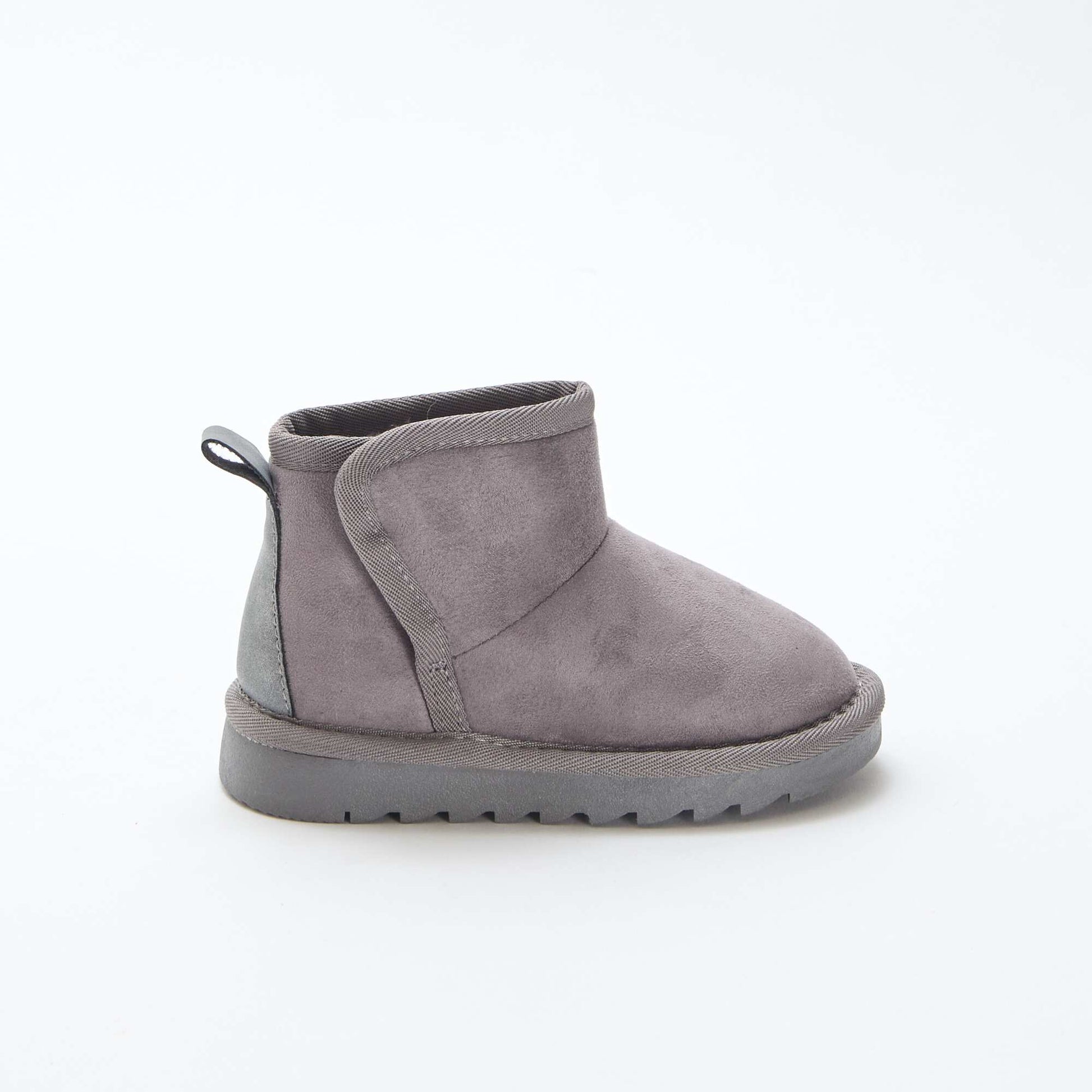 Petites bottes style sudédois en ubuck GRIS