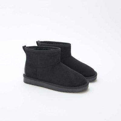Bottes en suédine NOIR