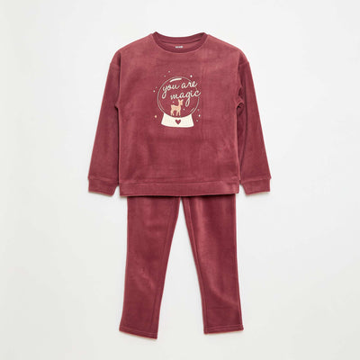 Haut de pyjama à motif ROSE