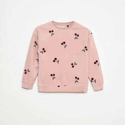 Haut de pyjama à motif ROSE