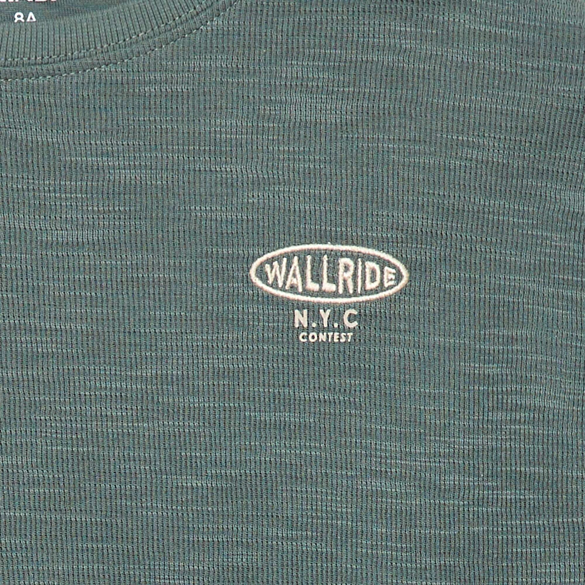 T-shirt en maille avec broderie VERT