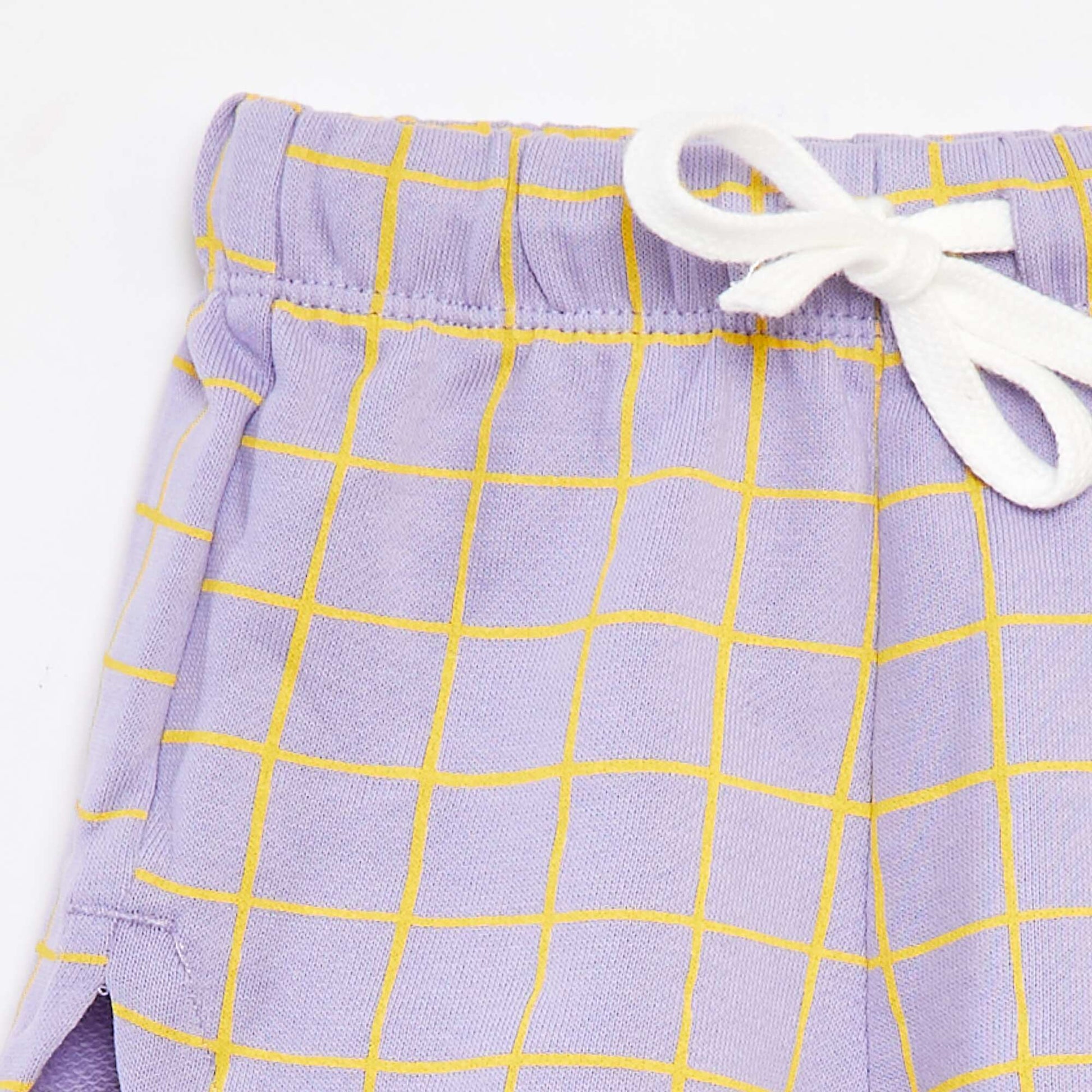 Short à imprimé - Grafik Edition VIOLET