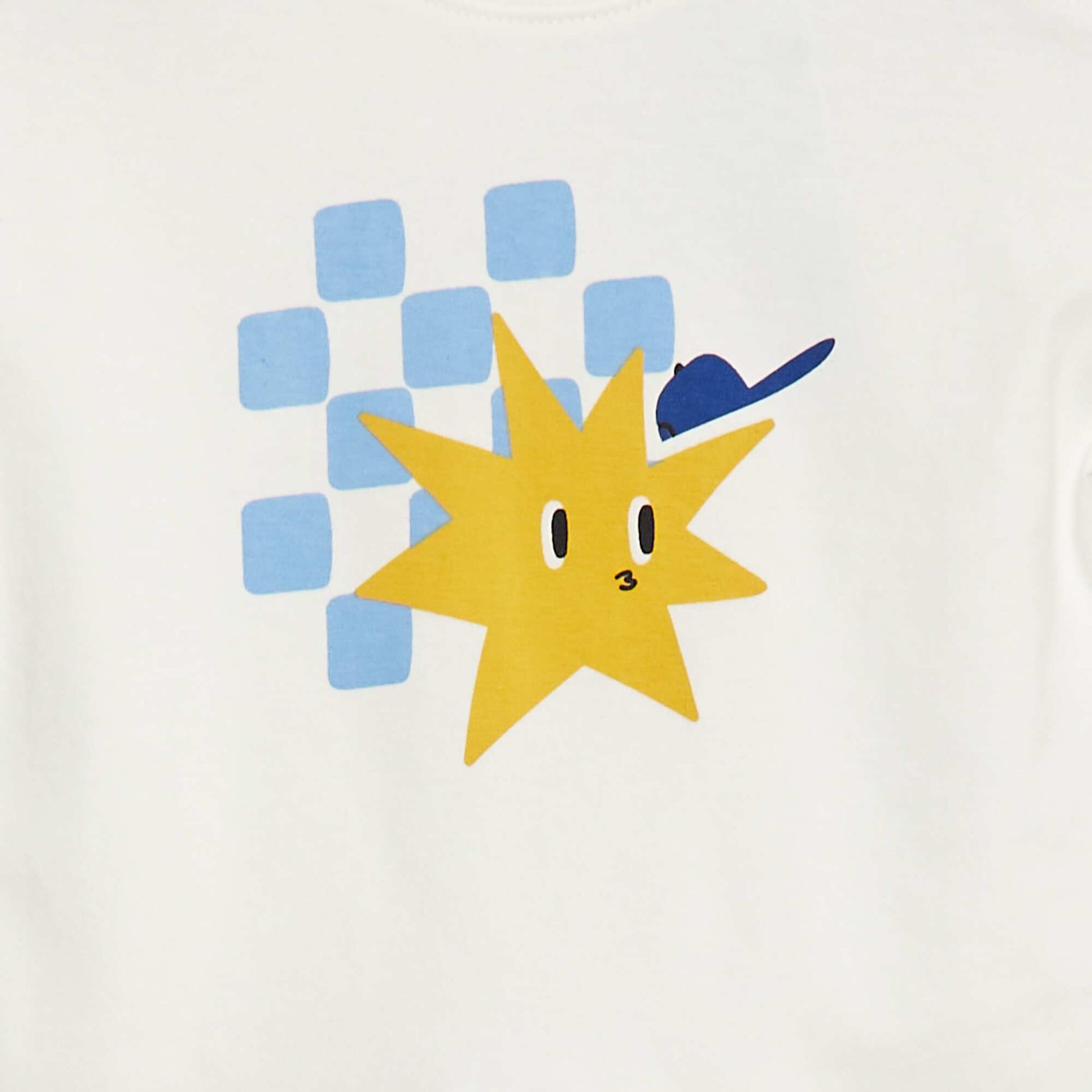 T-shirt manches courtes imprimé - Grafik Edition BLANC