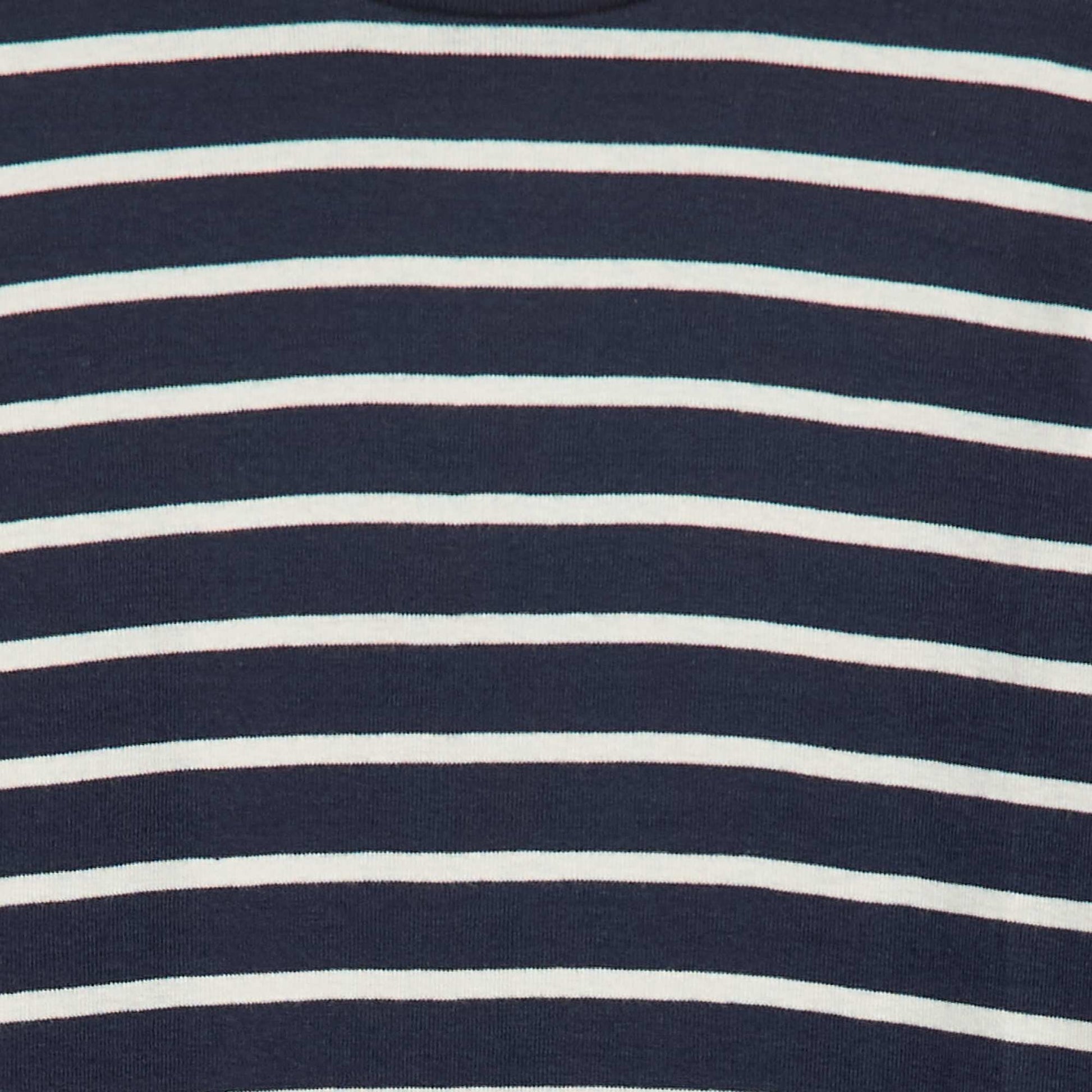 Sous-pull col roulé à rayures BLEU
