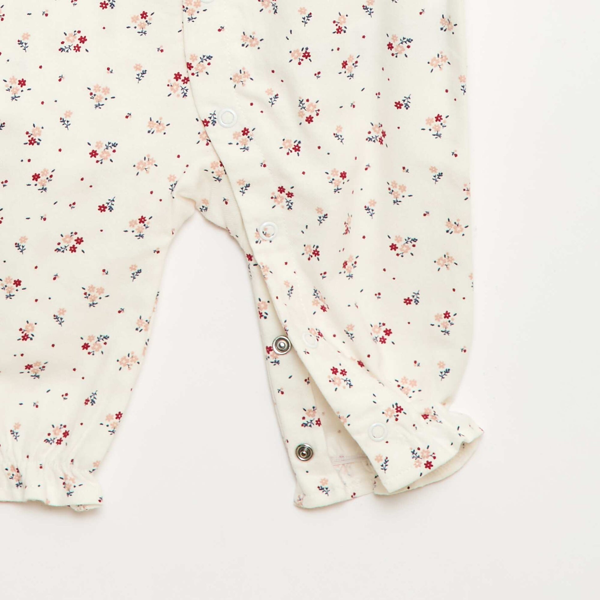 Pyjama dors bien chaud en flanelle BLANC – Kiabi Algérie