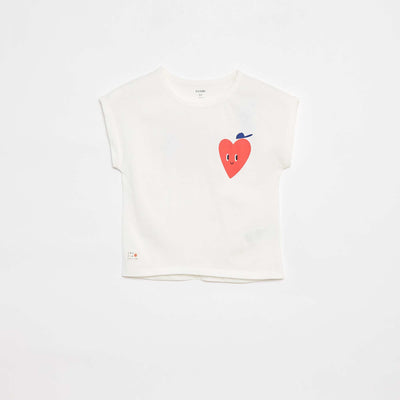 T-shirt à manches courtes - Grafik Edition BLANC