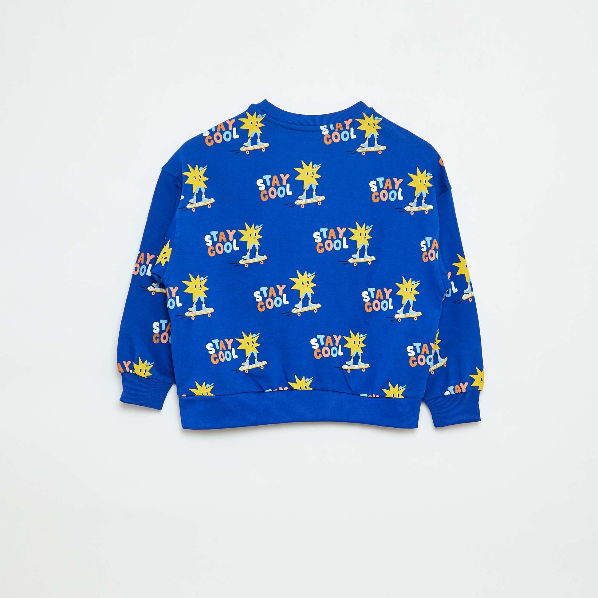 Sweat à col rond - Grafik Edition BLEU
