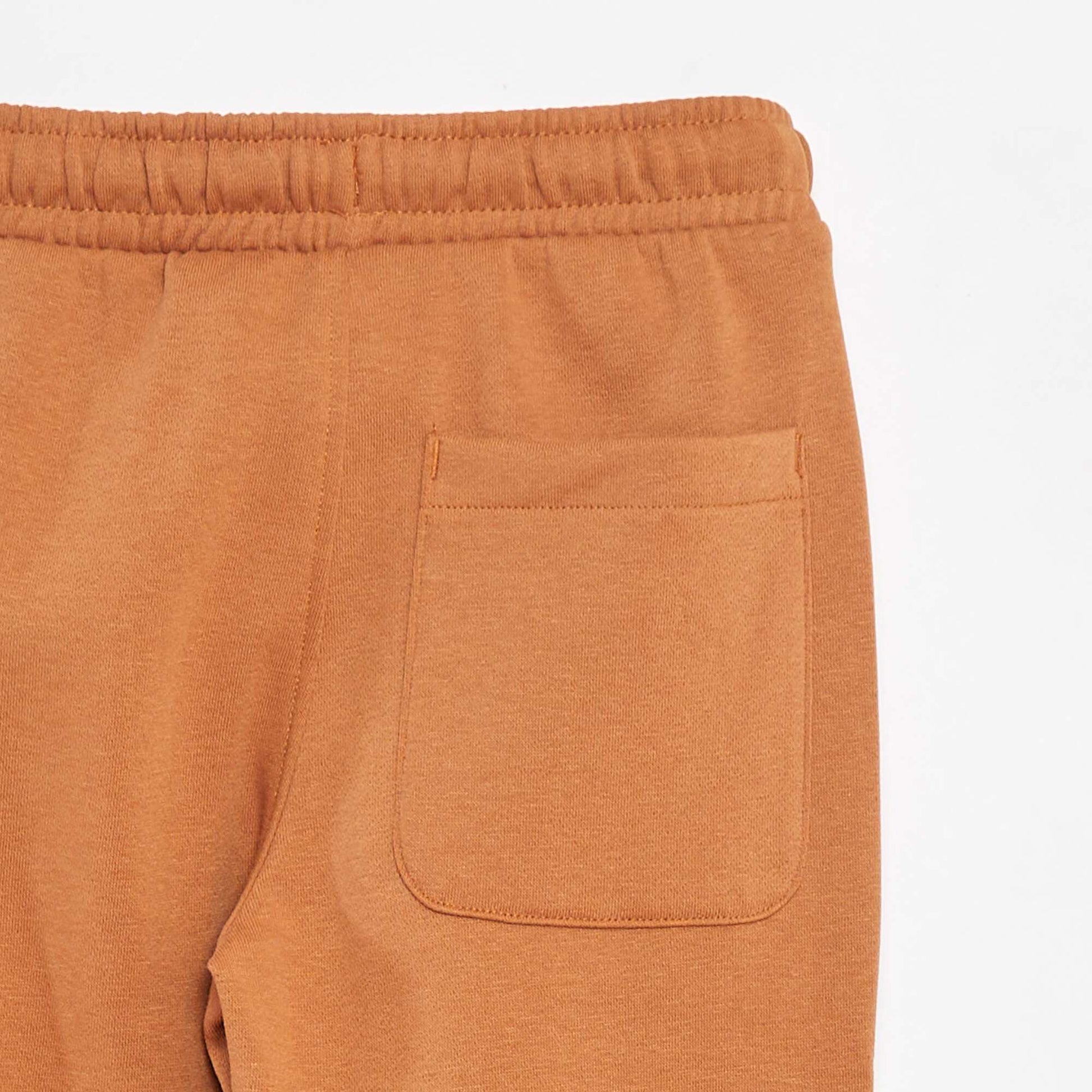 Jogging uni - Coupe + ajustée MARRON