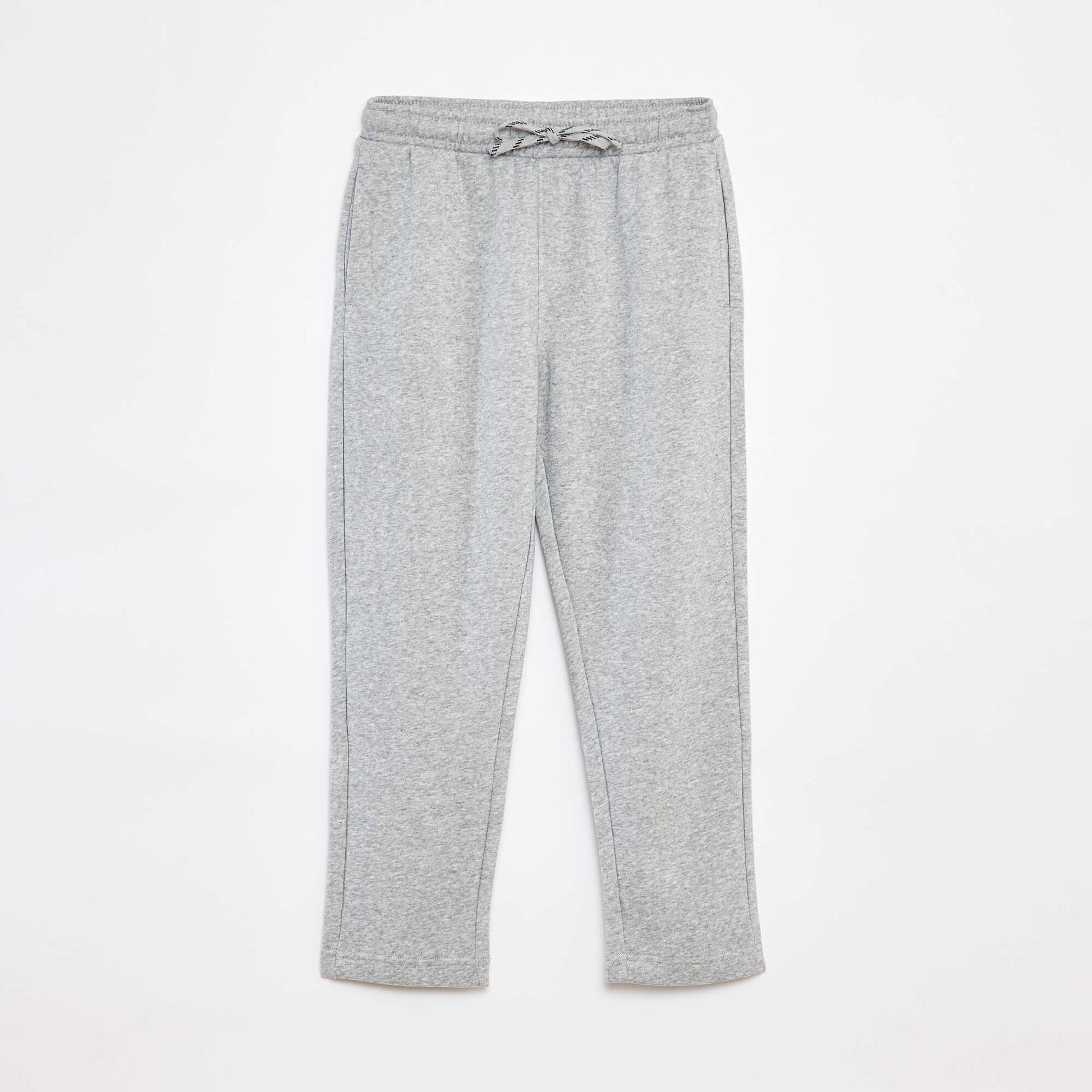 Pantalon de jogging droit uni - Coupe + confortable GRIS