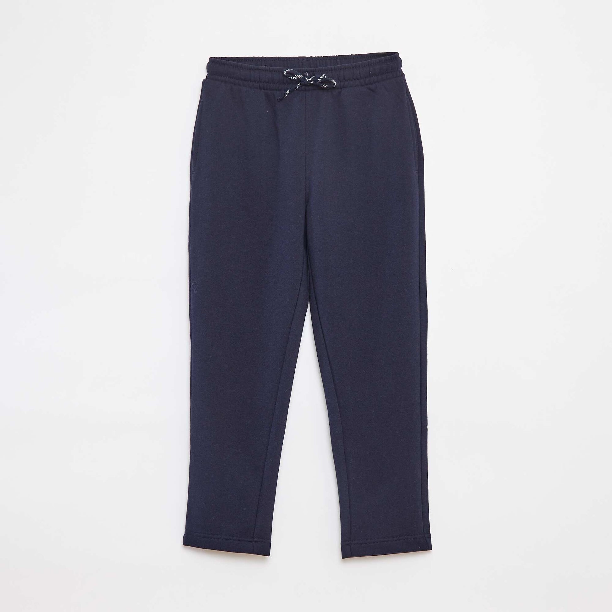 Pantalon de jogging droit uni - Coupe + confortable BLEU