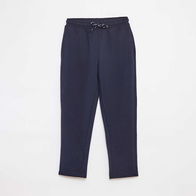 Pantalon de jogging droit uni - Coupe + confortable BLEU