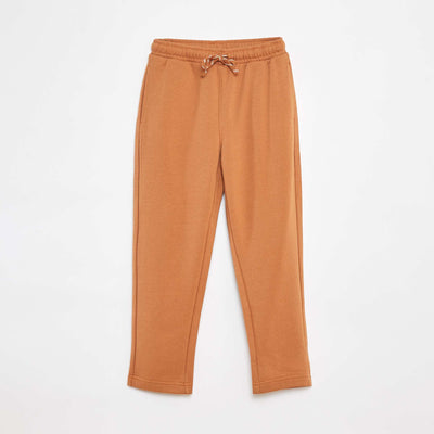 Pantalon de jogging droit uni - Coupe + confortable MARRON