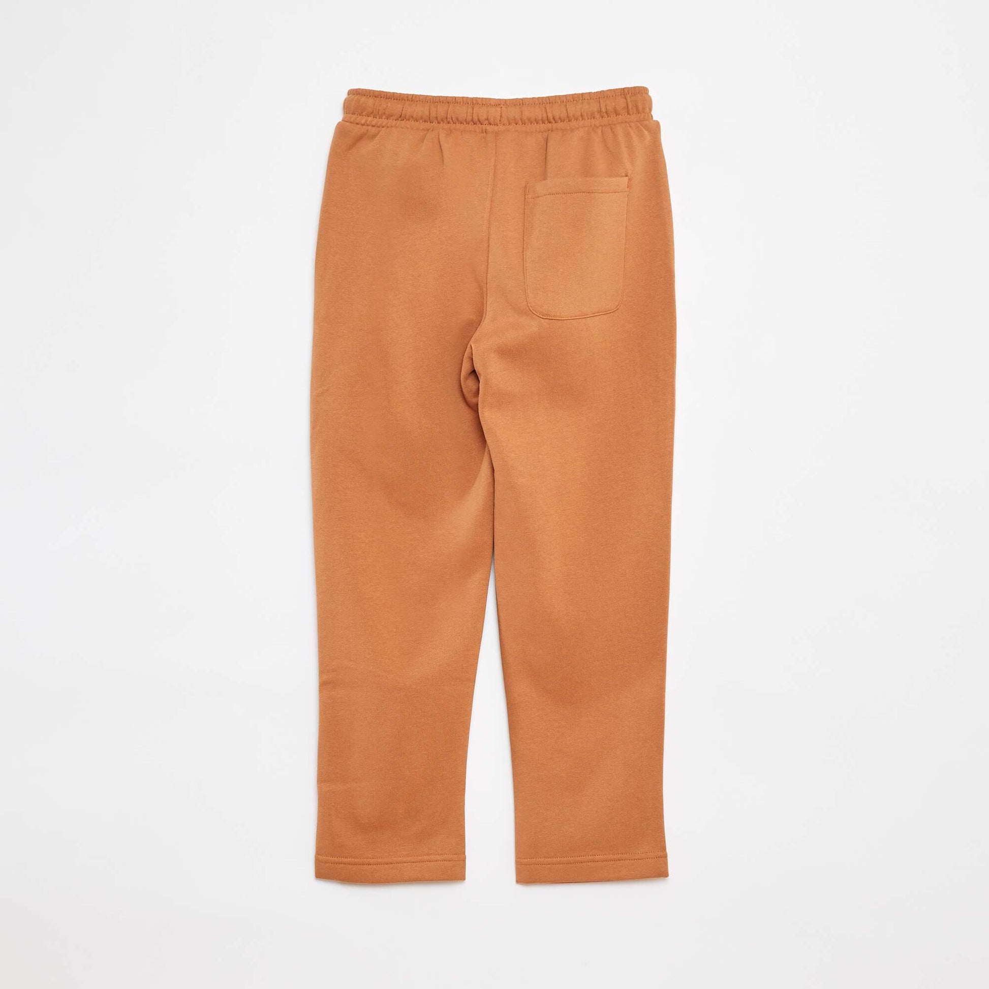 Pantalon de jogging droit uni - Coupe + confortable MARRON
