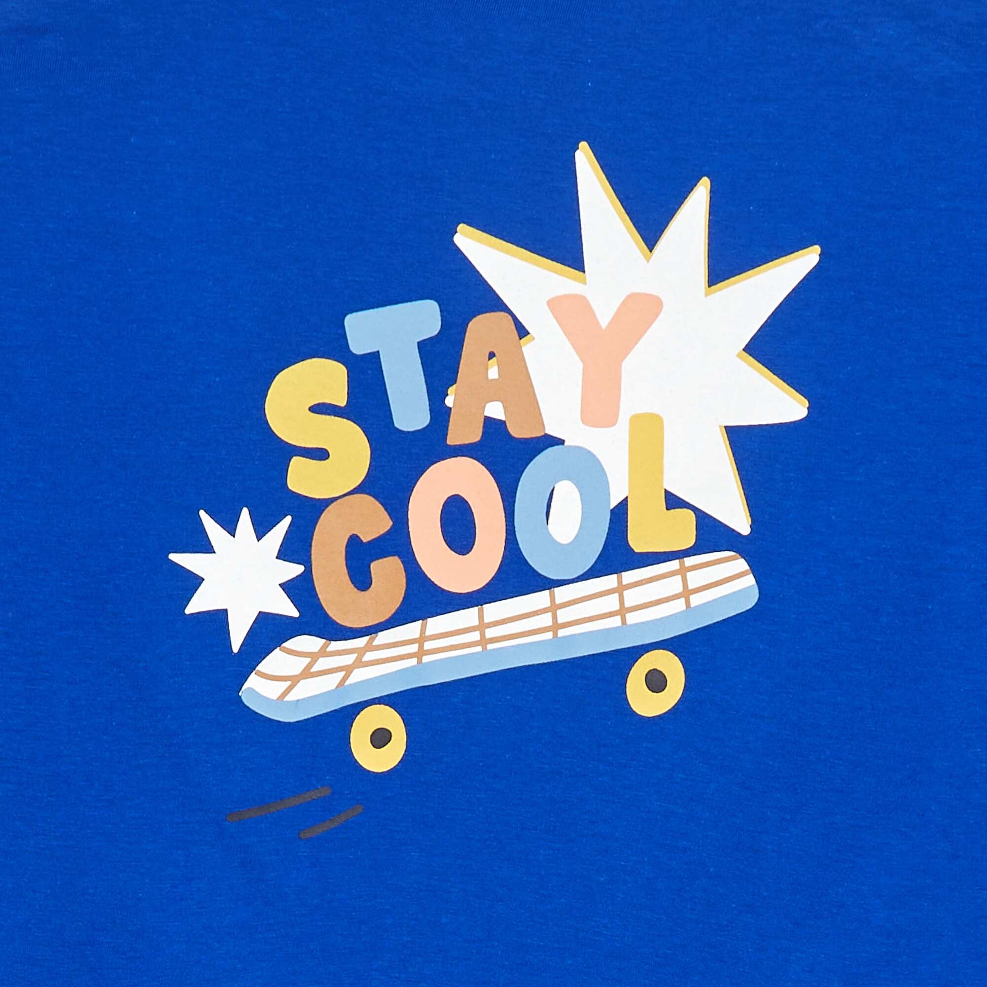 T-shirt loose avec animation - Grafik Edition BLEU