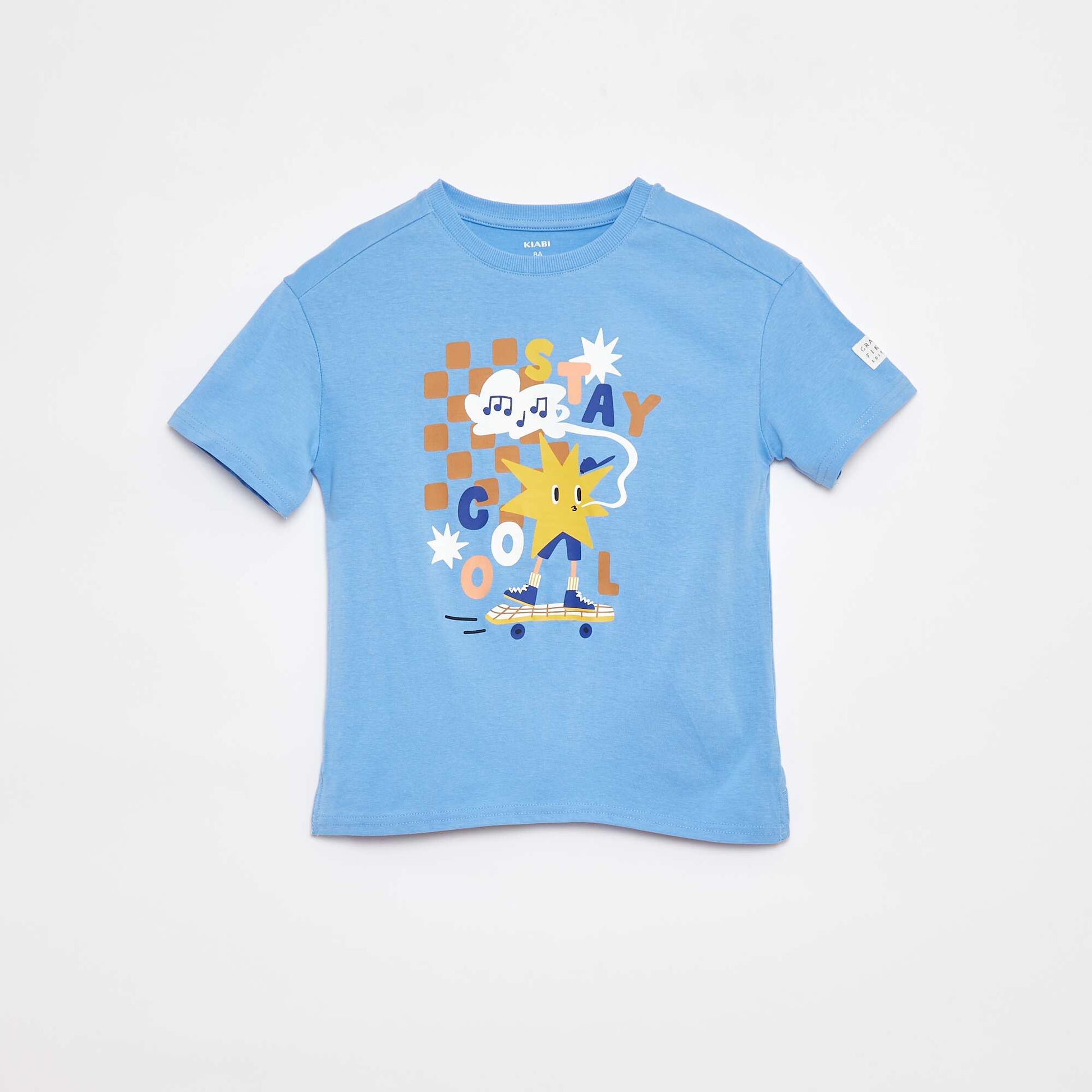 T-shirt loose avec animation - Grafik Edition BLEU