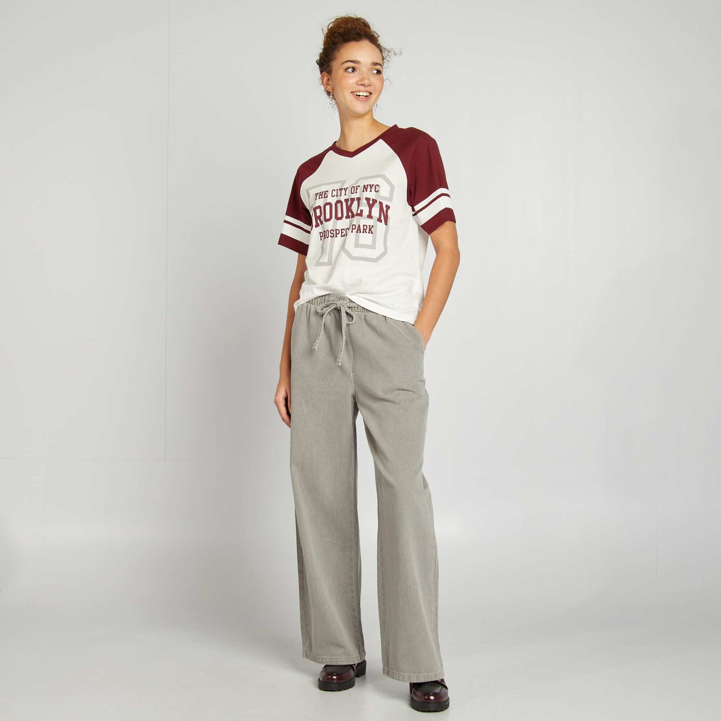 T-shirt campus cop V ROUGE