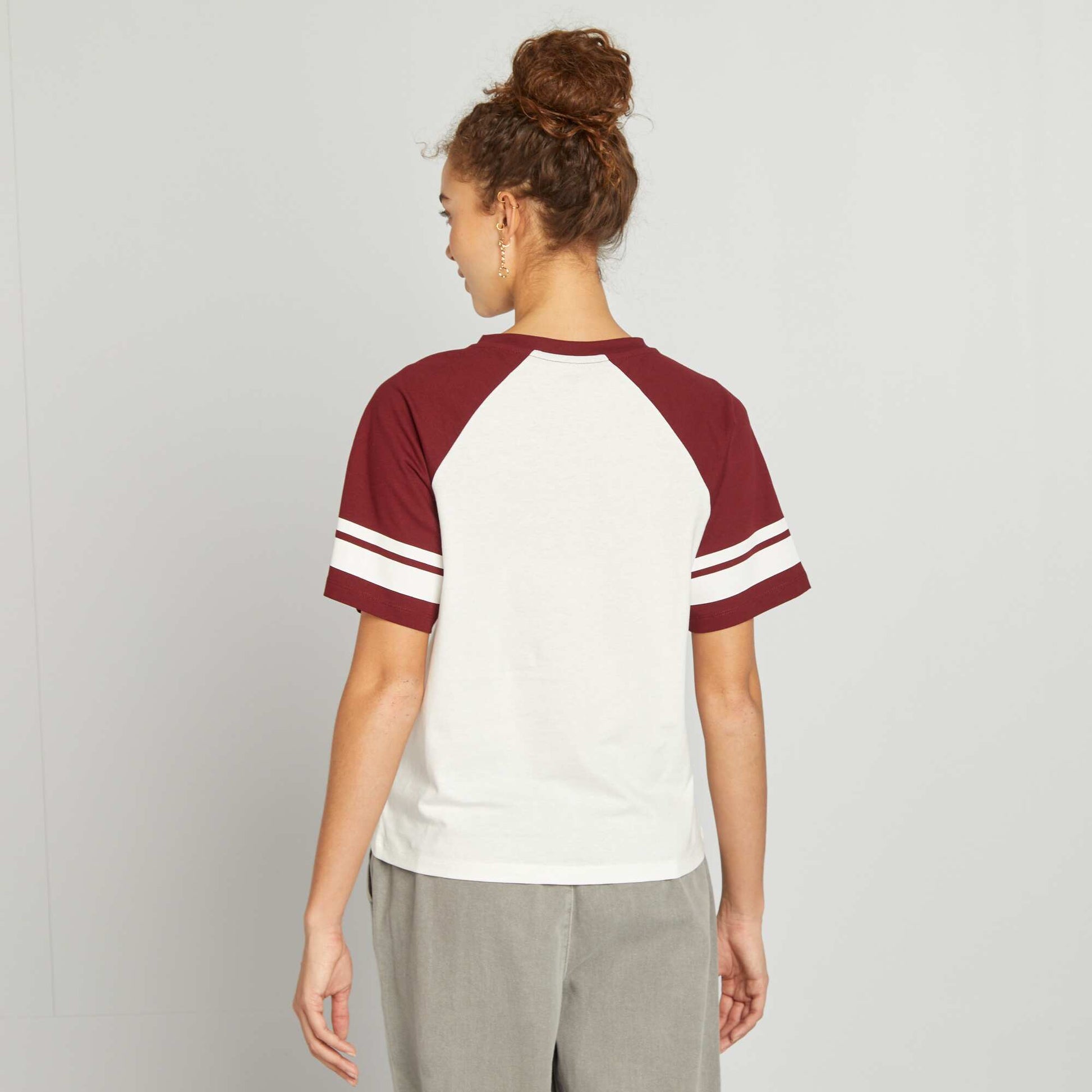 T-shirt campus cop V ROUGE