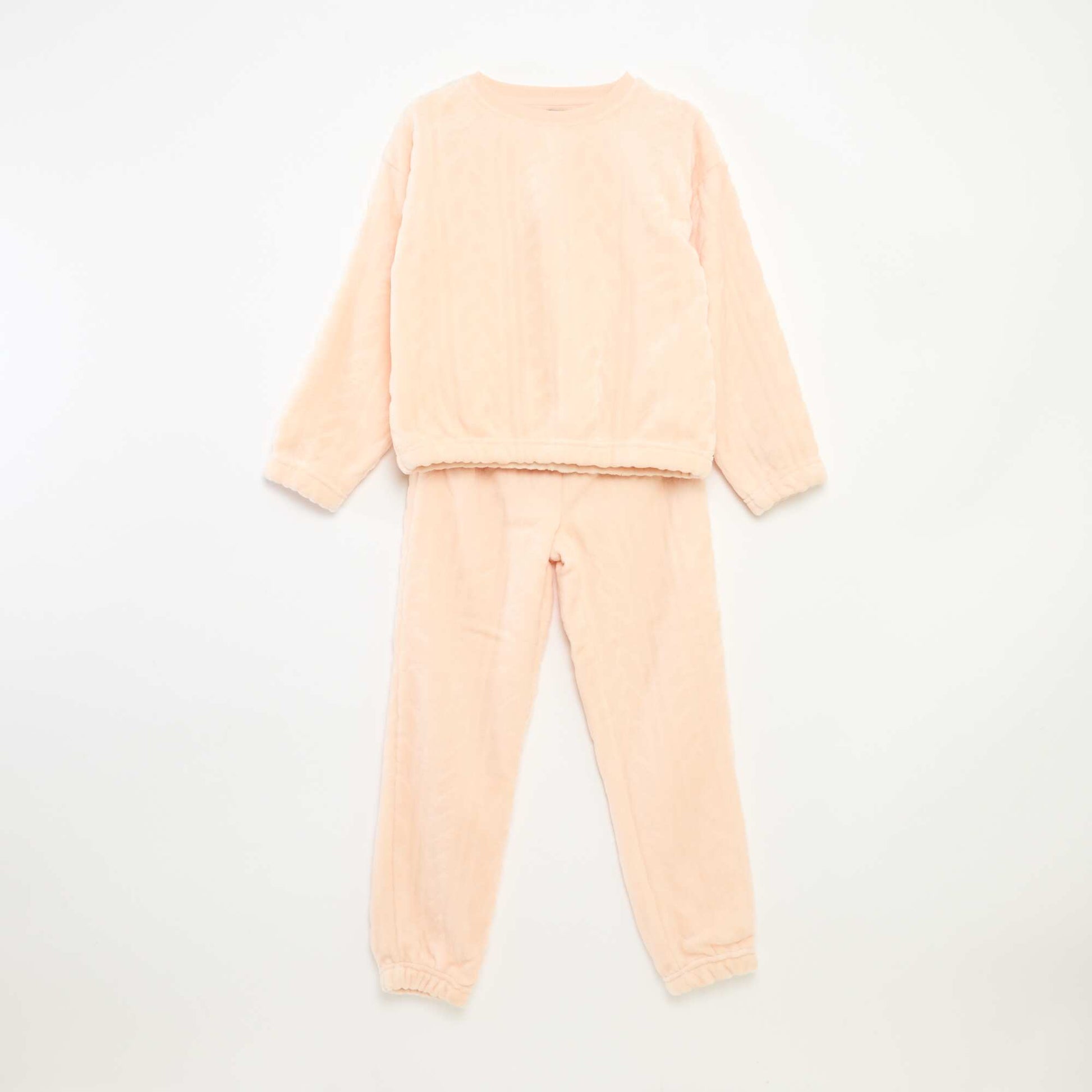 Ensemble de pyjama doux uni ROSE