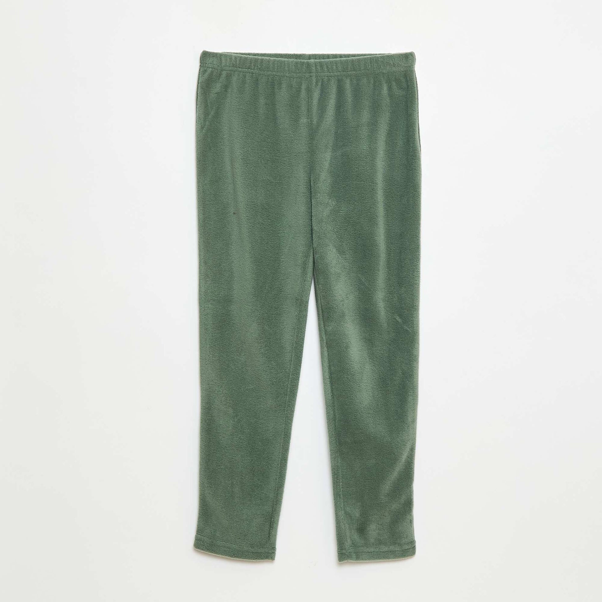 Pyjama polaire imprimé VERT