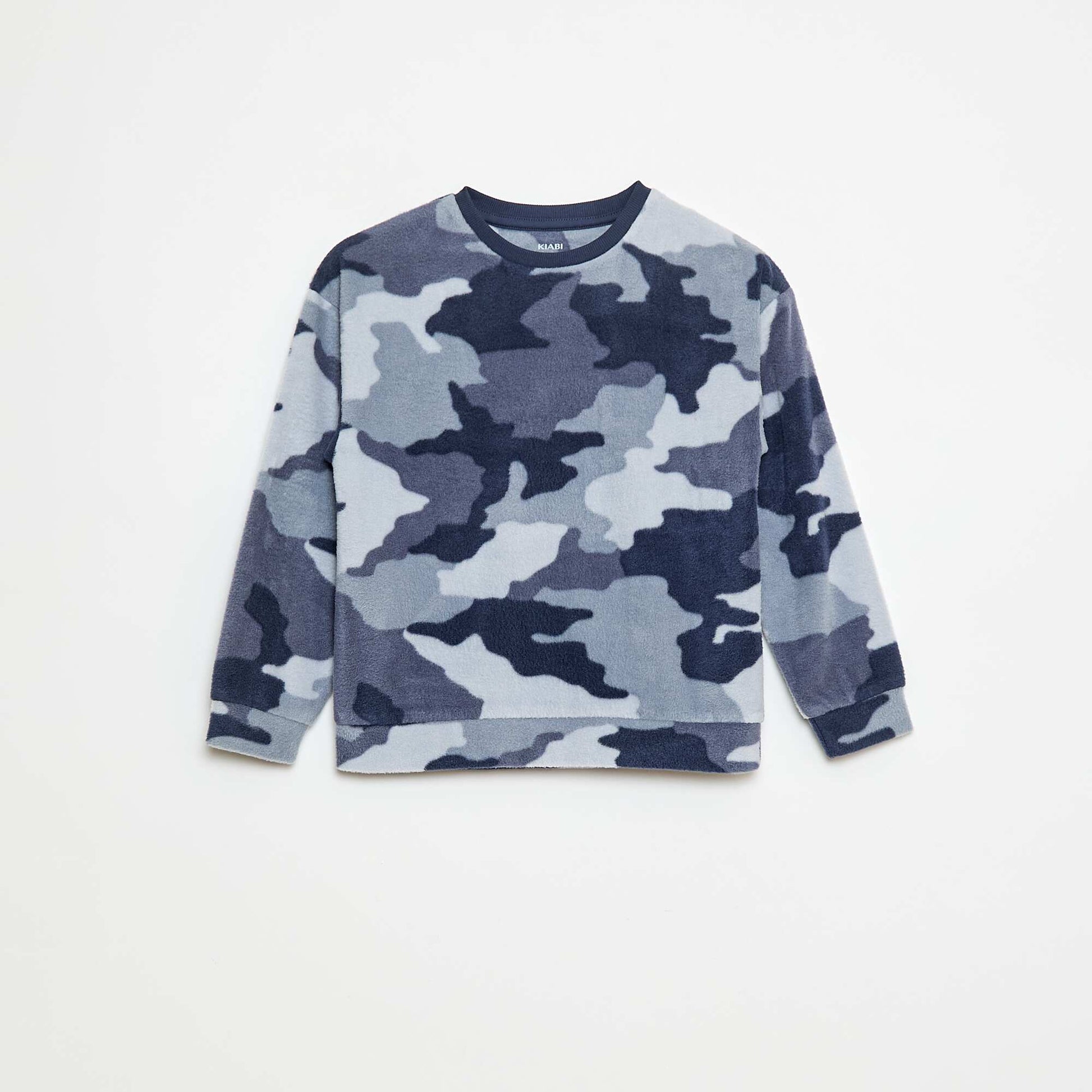 Pyjama polaire imprimé GRIS
