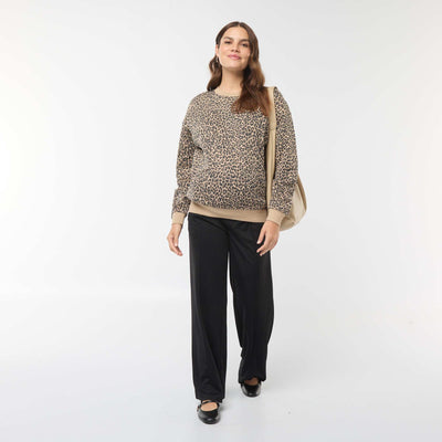 Pantalon de maternité coupe droite NOIR